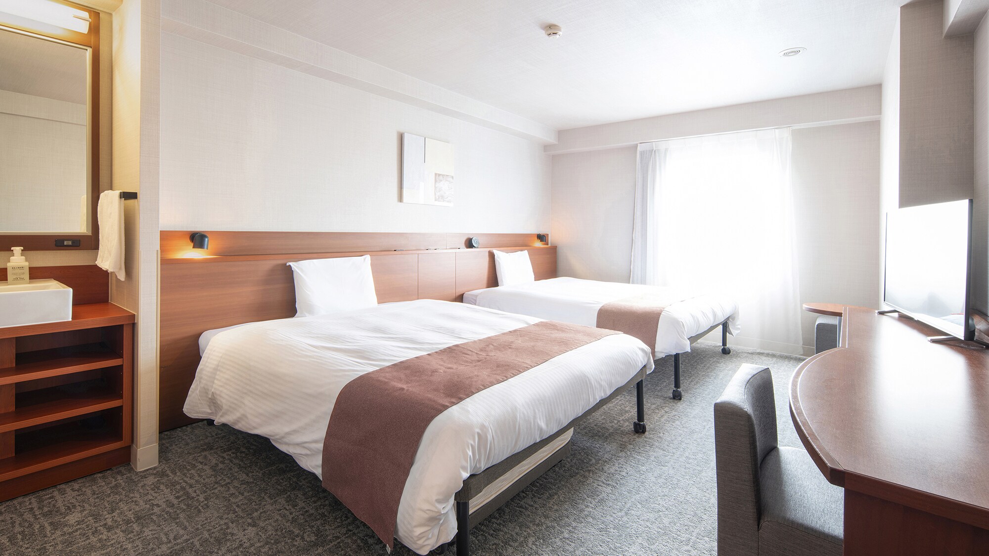 트윈룸(150㎝폭 침대 & times;2대)