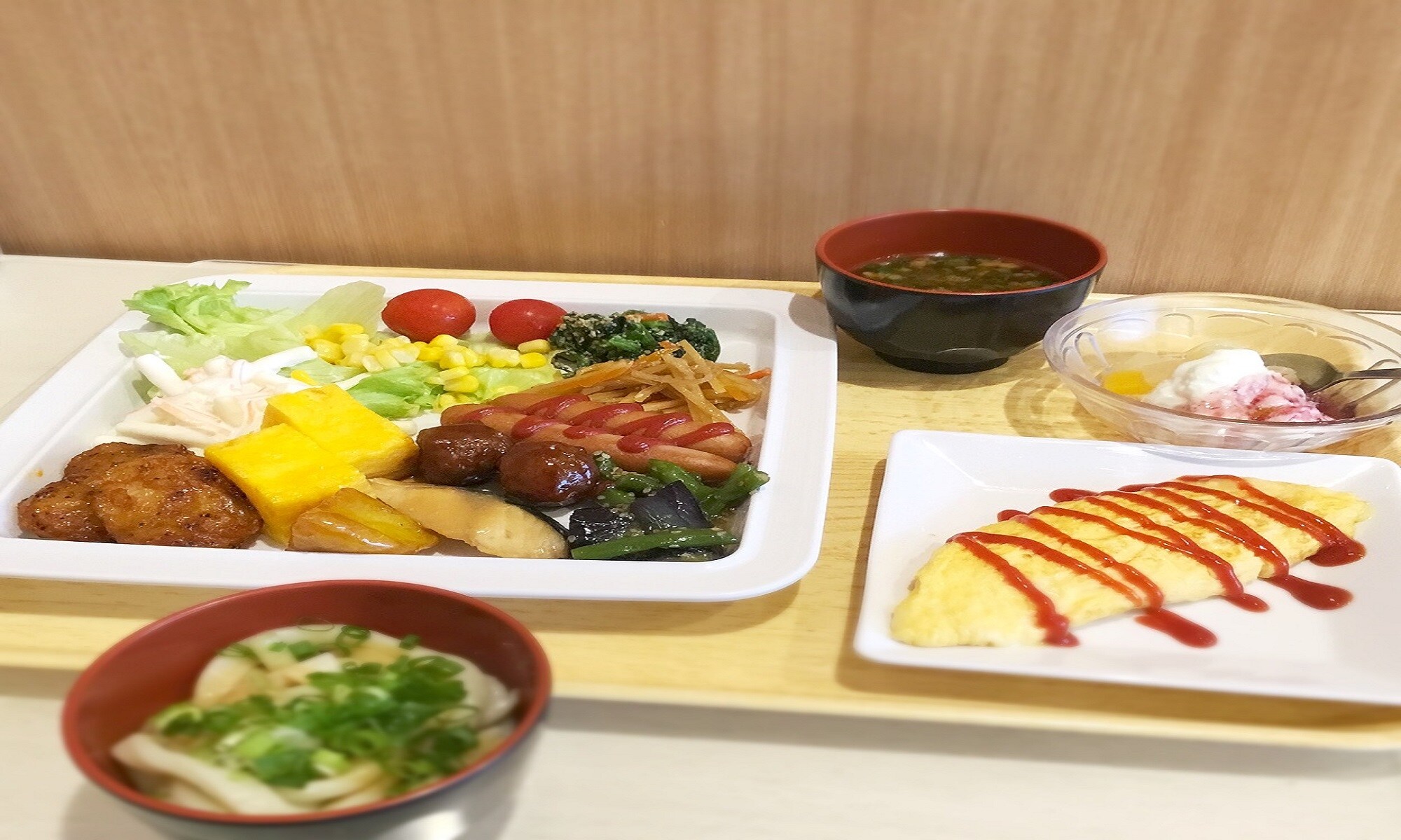 อาหารเช้าขอบคุณใกล้เทพเจ้าแห่งอาหาร♪