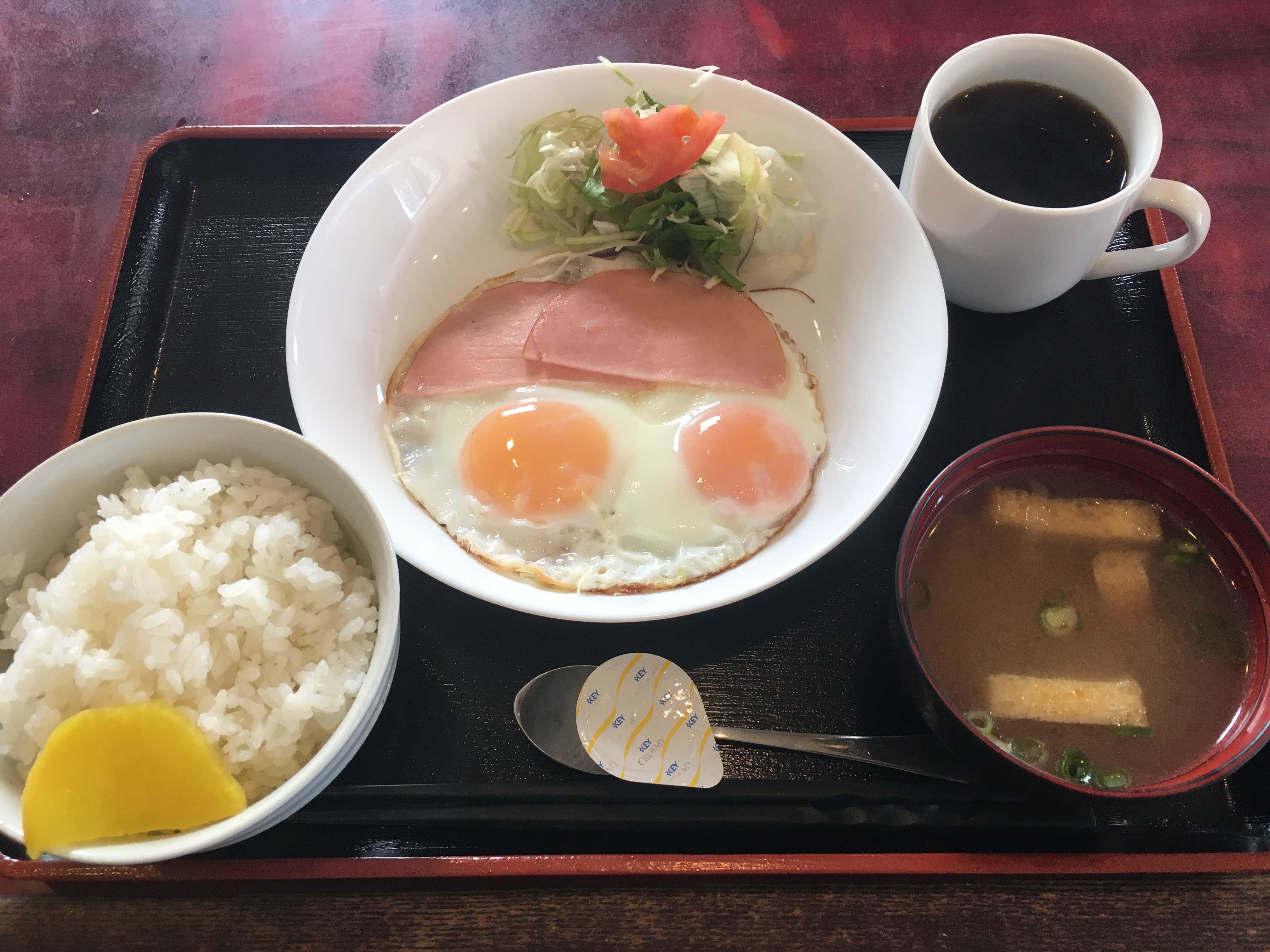 Ham and egg set