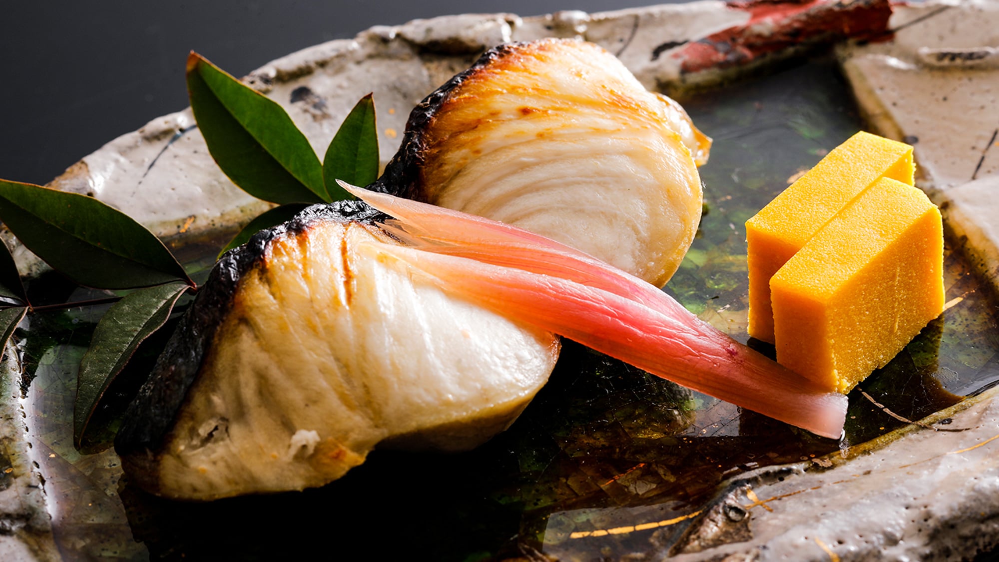 [Standard Hama Kaiseki] Grilled dish: Grilled Spanish mackerel