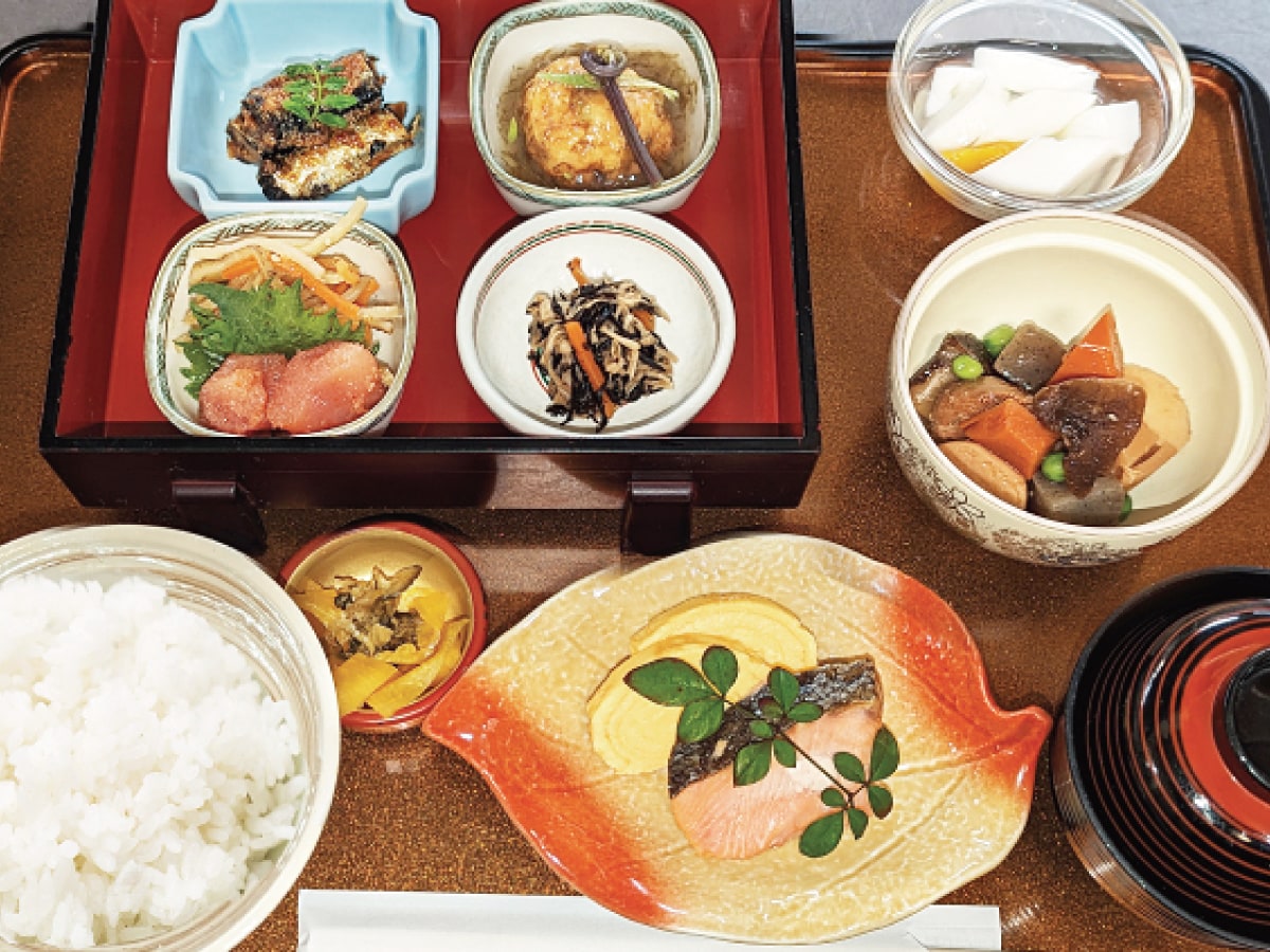 An example of a breakfast menu