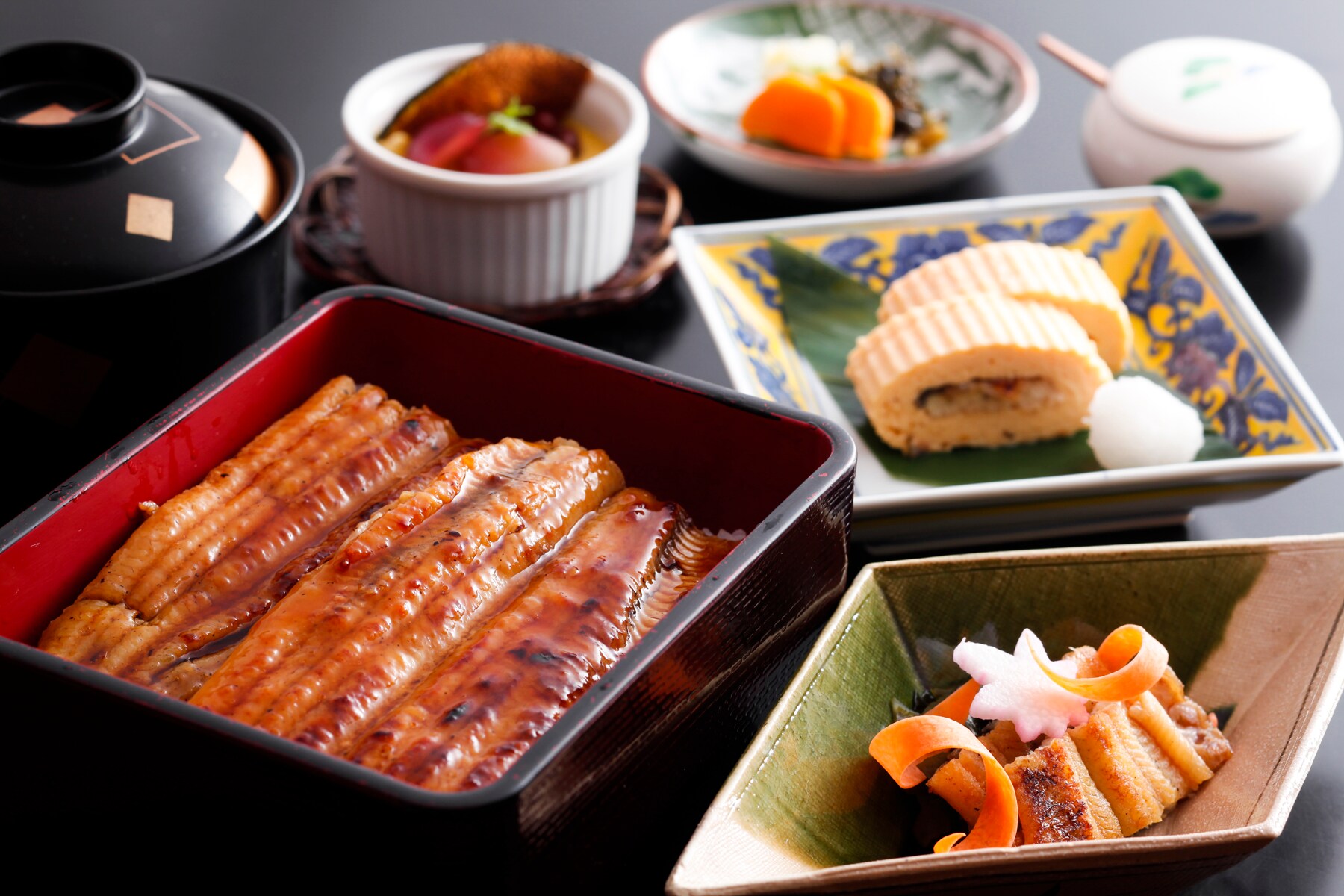 Our proud eel dishes