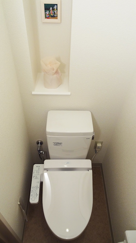 Guest room toilet