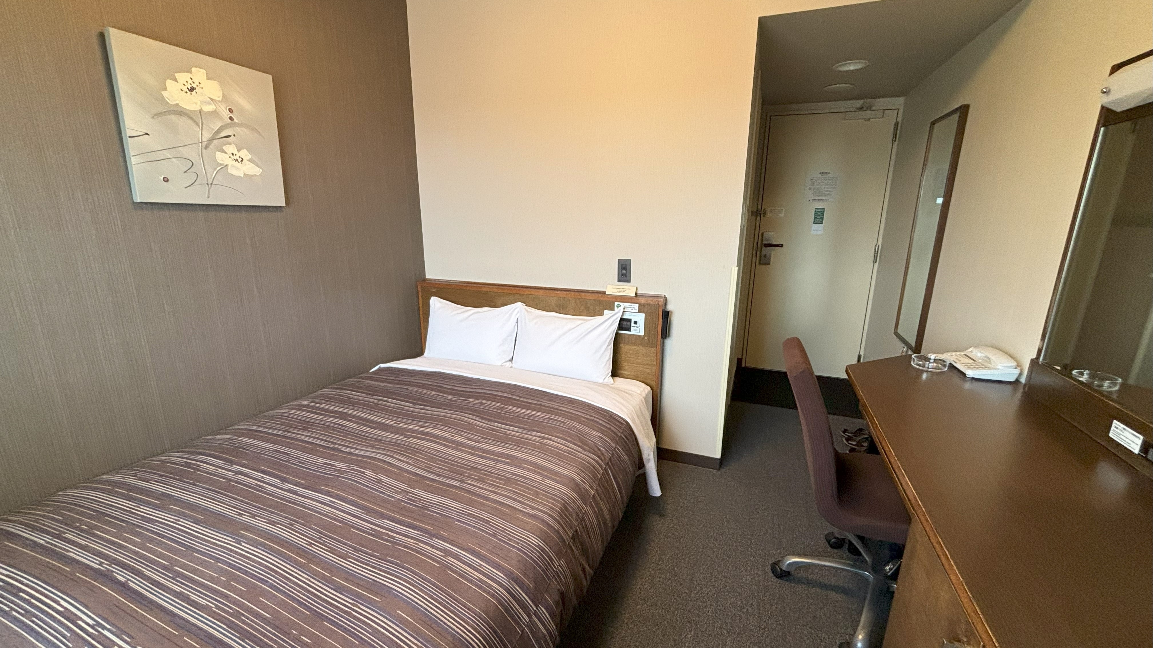 อาคารหลัก อนุญาตให้สูบบุหรี่ ห้องเซมิดับเบิ้ล (เตียงเดี่ยวสำหรับ 2 ท่าน)