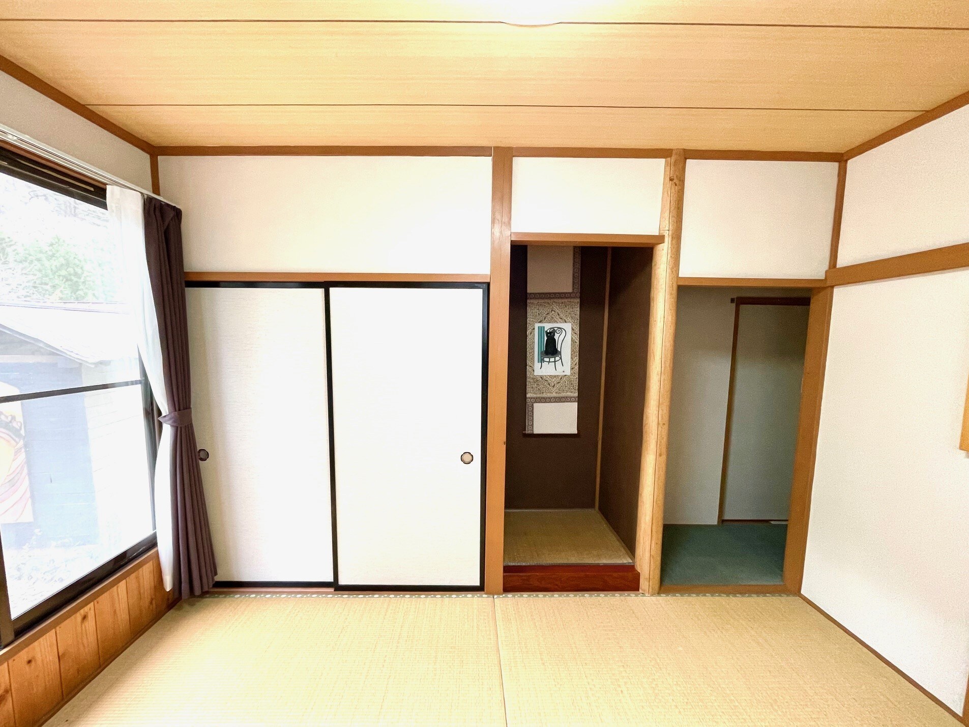※日式房間（6張榻榻米）/ 被玉原雄偉的自然風光所環繞的日式房間