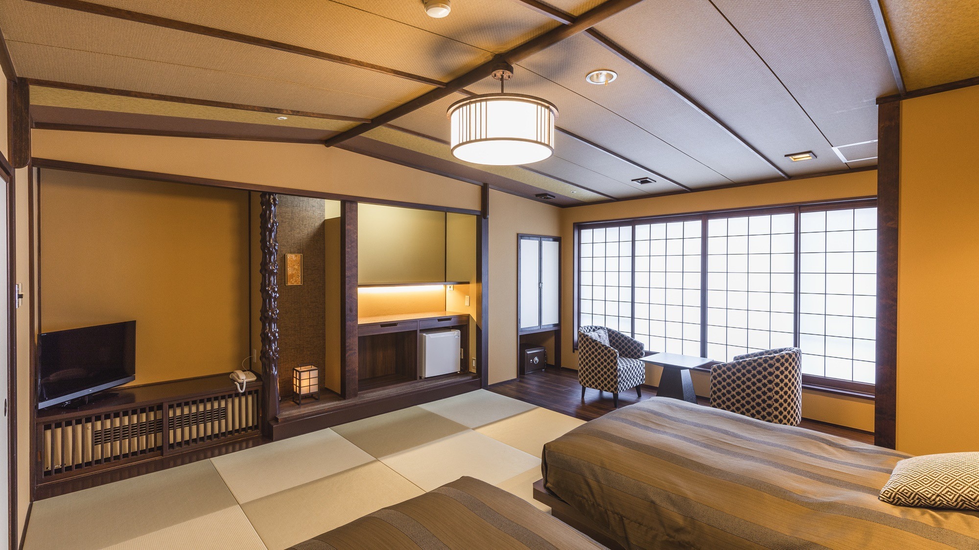 [Japanese modern twin] Renewal in April 2021! Enjoy the scenery that changes with the seasons from your room.