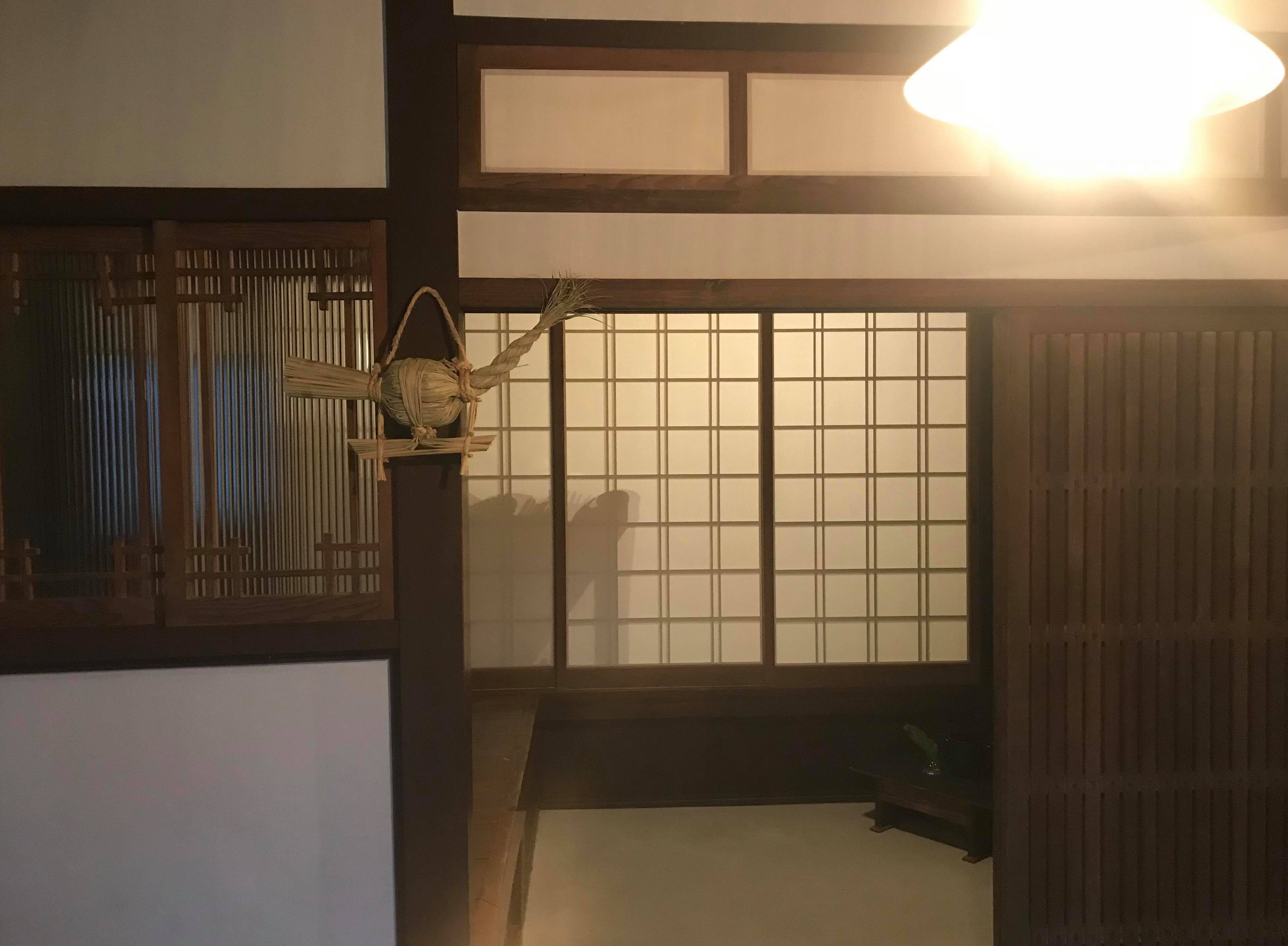 Earthen floor entrance