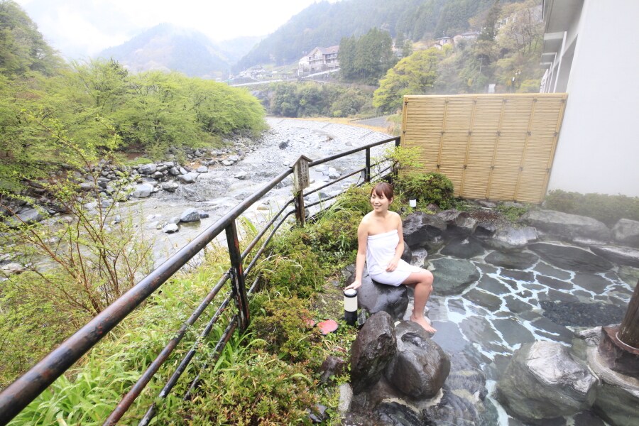 Open-air rock bath, Sengoku-no-yu