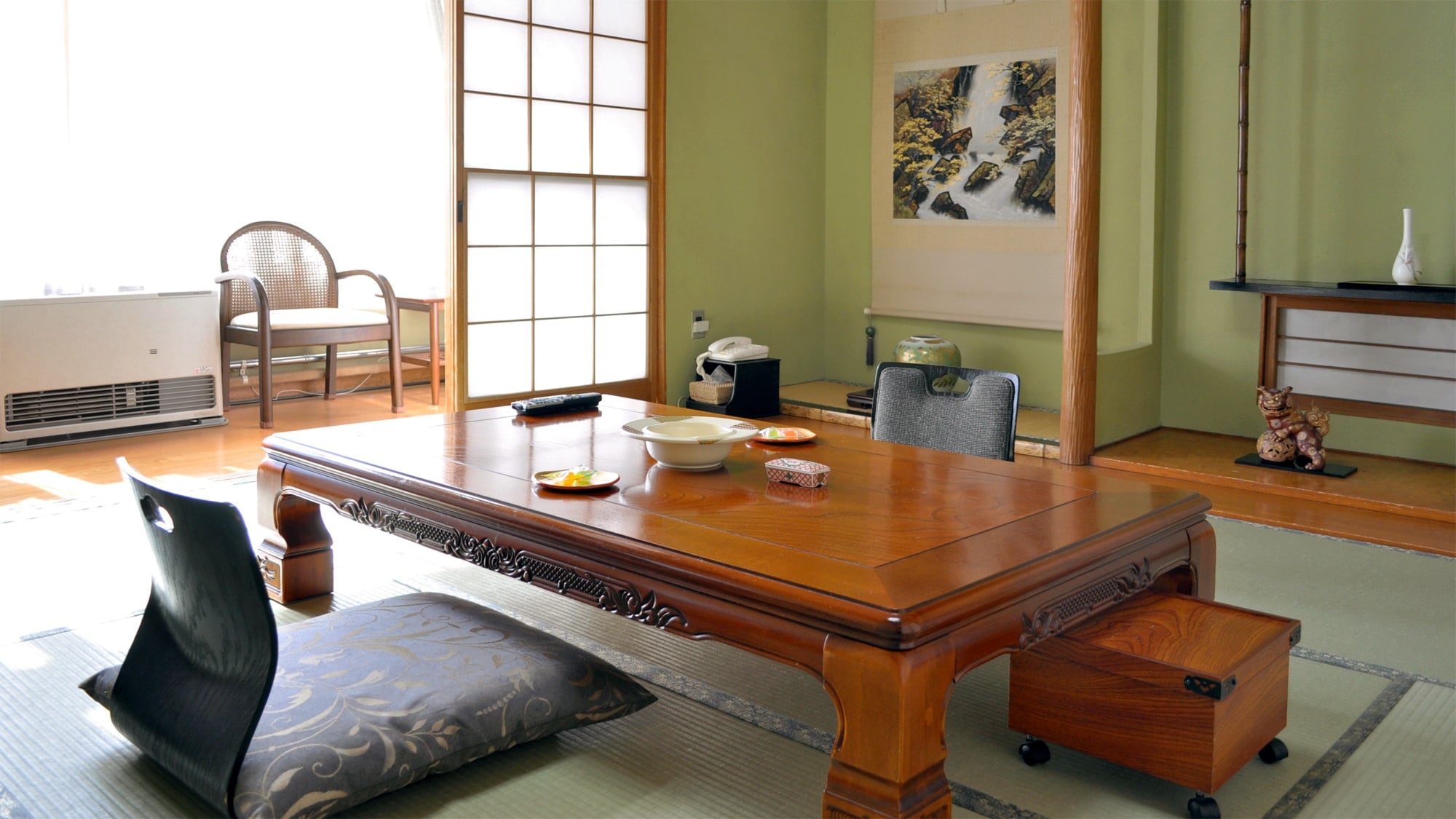 [Kamar bergaya Jepang (untuk 2-4 orang)] Kamar dengan suasana tenang.