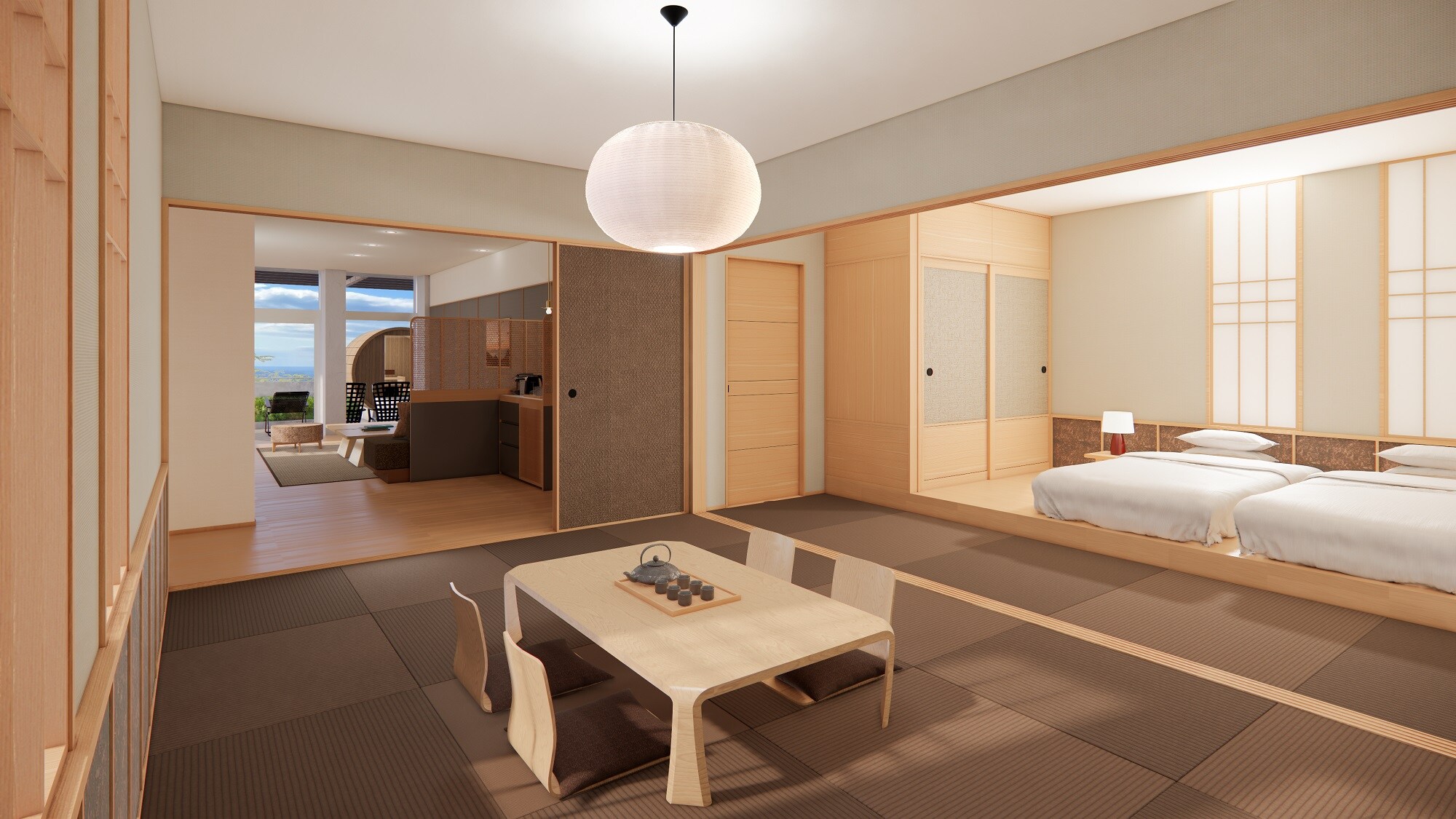 [Sauna + open-air bath included] Luxury Suite *Image