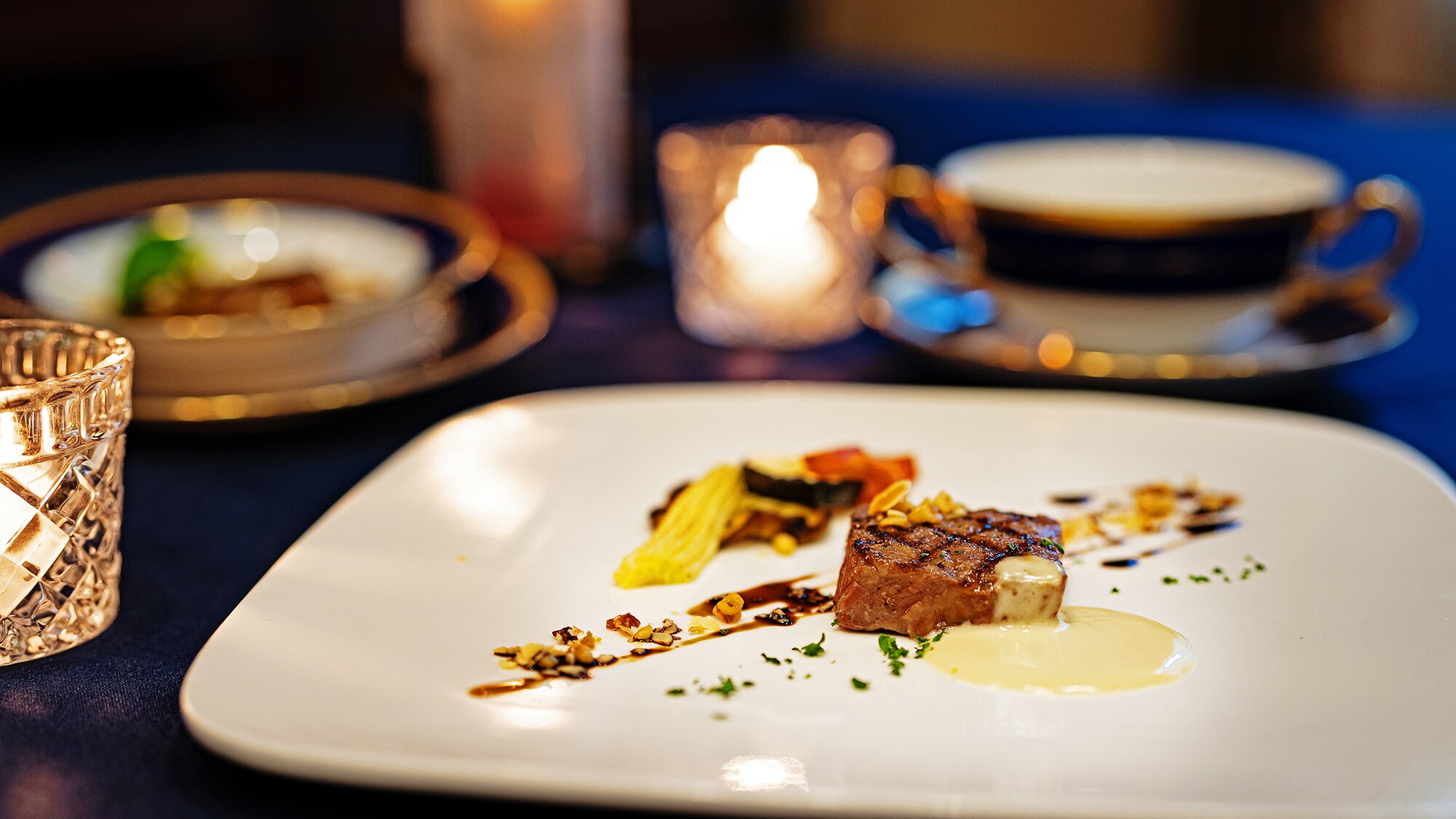 ◆ French Casual Course ◆ The main dish is [Japanese Black Beef], cooked to bring out the best in the ingredients