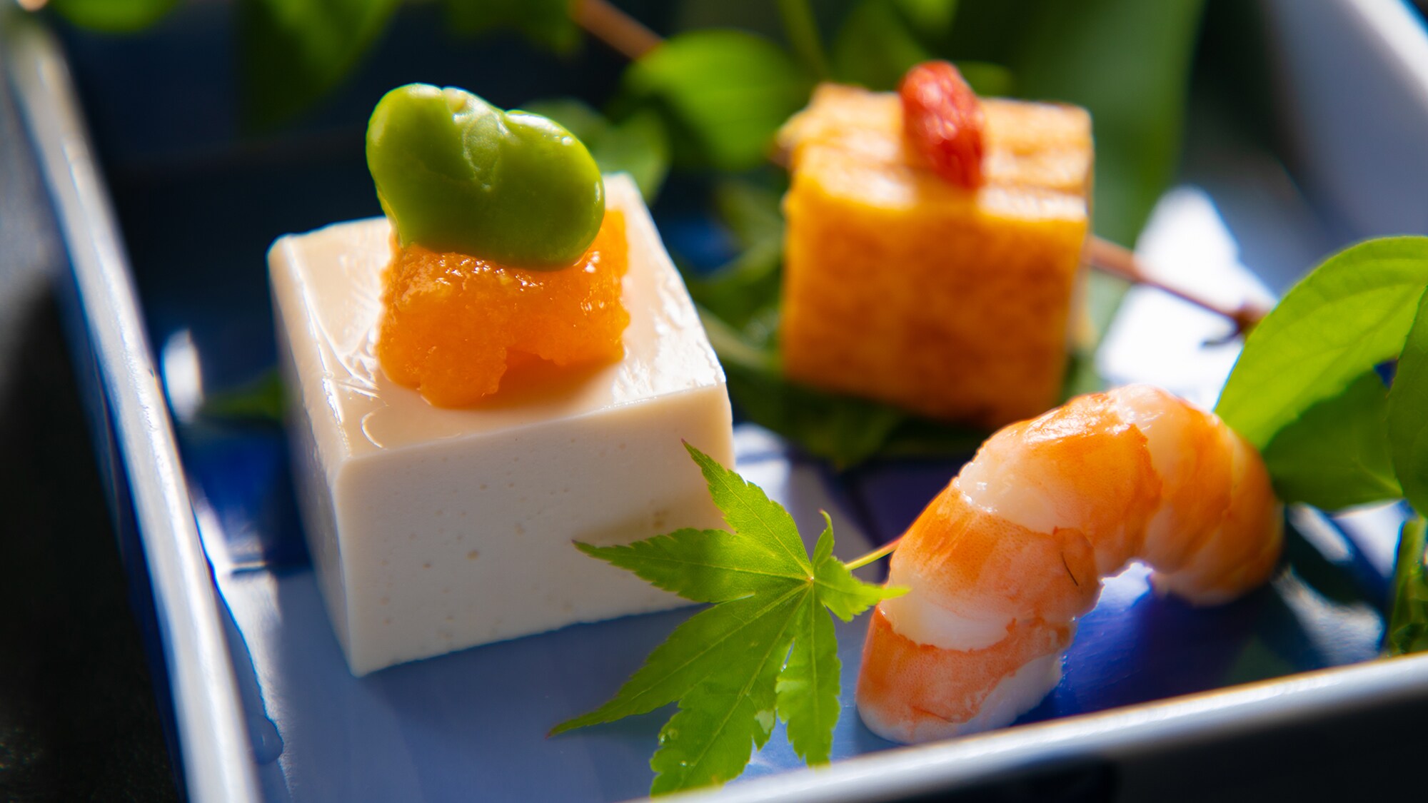 An example of a meal "seasonal appetizer"