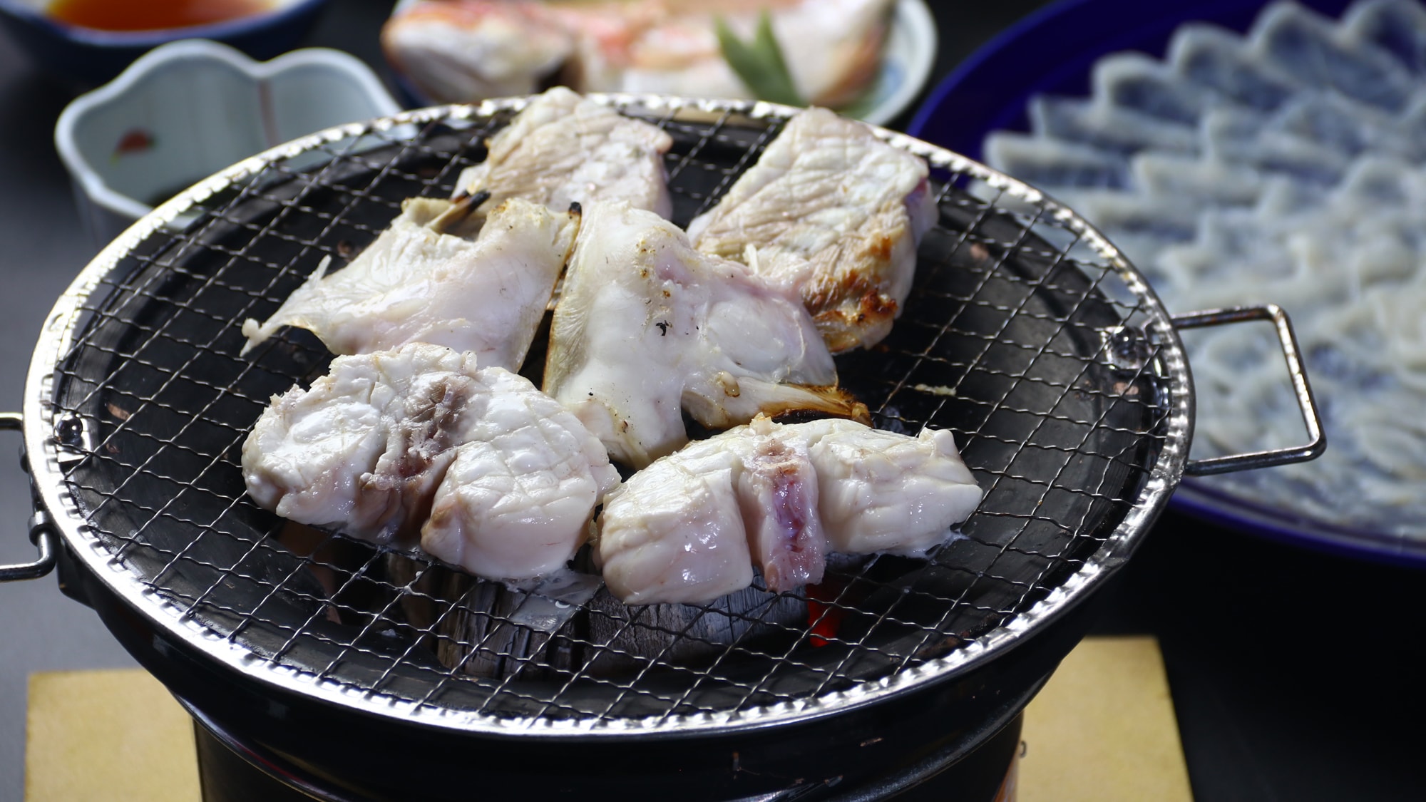 Grilled Fugu (blowfish)