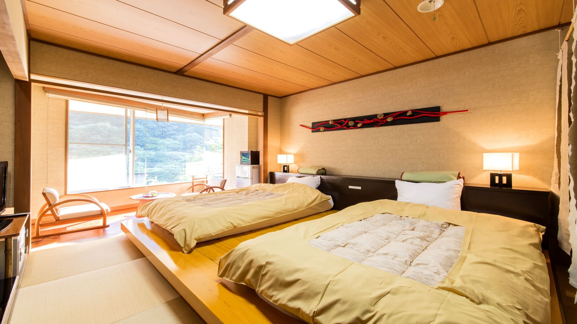 ■ Japanese-style twin rooms (10 tatami mats / 3rd floor) ■ ～ Small bed type ～