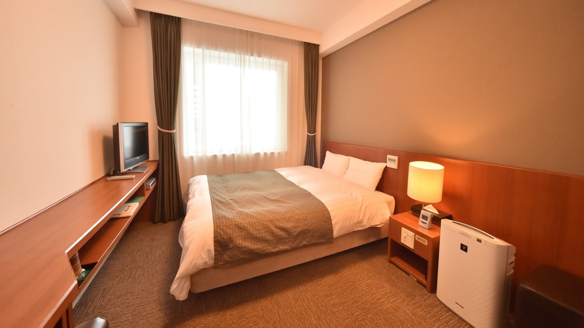 ◆ [Room] Double room Bed size; 140cm & times; 205cm Capacity 1-2 people