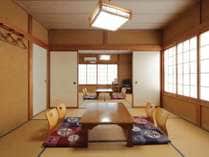 8 tatami mat + 8 tatami mat room
