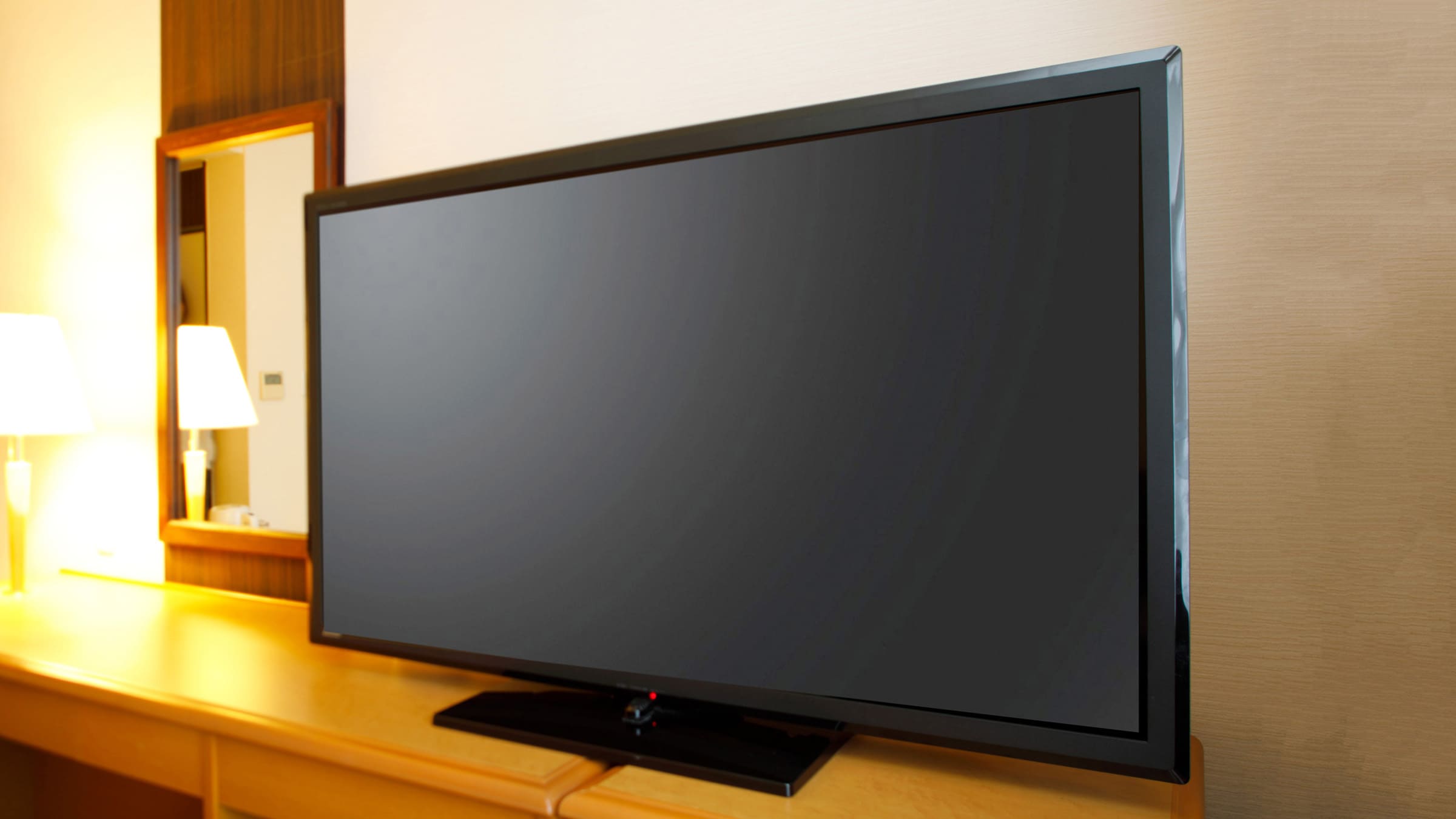 Guest room TV 50 inches