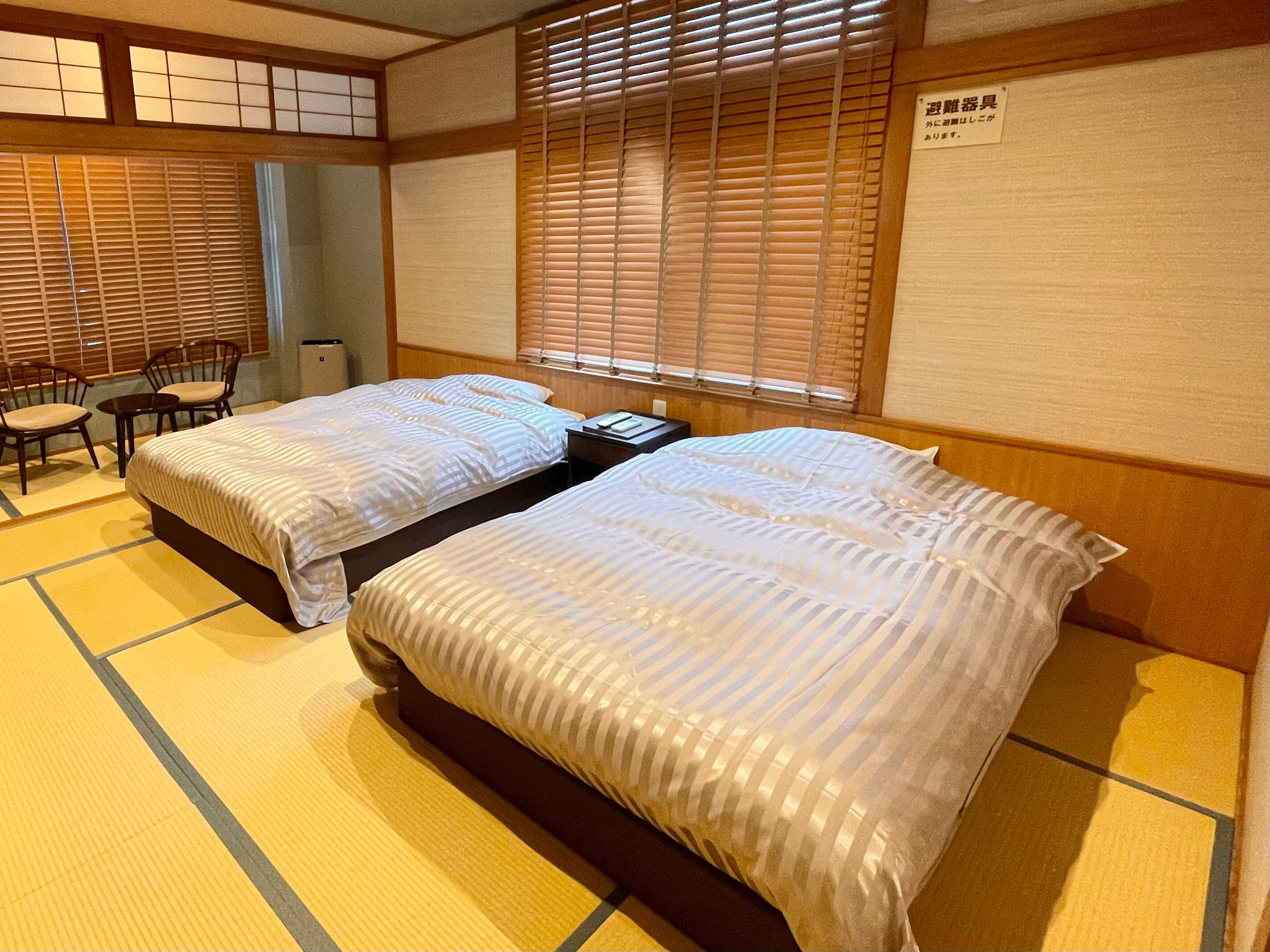Japanese-style twin room ■SUIGETSU■Simmons/Toilet/Bathroom/Veranda/Non-smoking