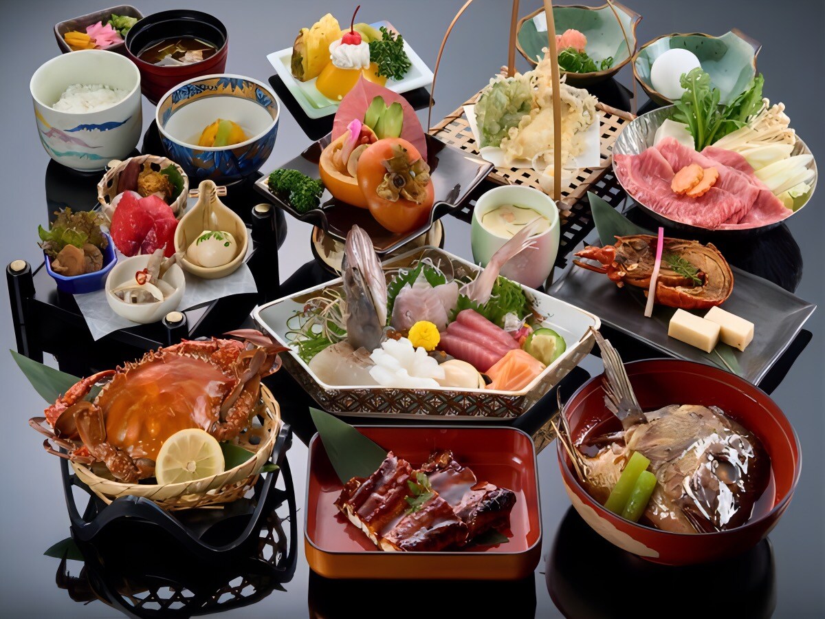 Nikmati perpaduan masakan Ehime dan bahan-bahan musiman dalam kursus "Spring Taste Kaiseki" yang disiapkan oleh koki lokal.