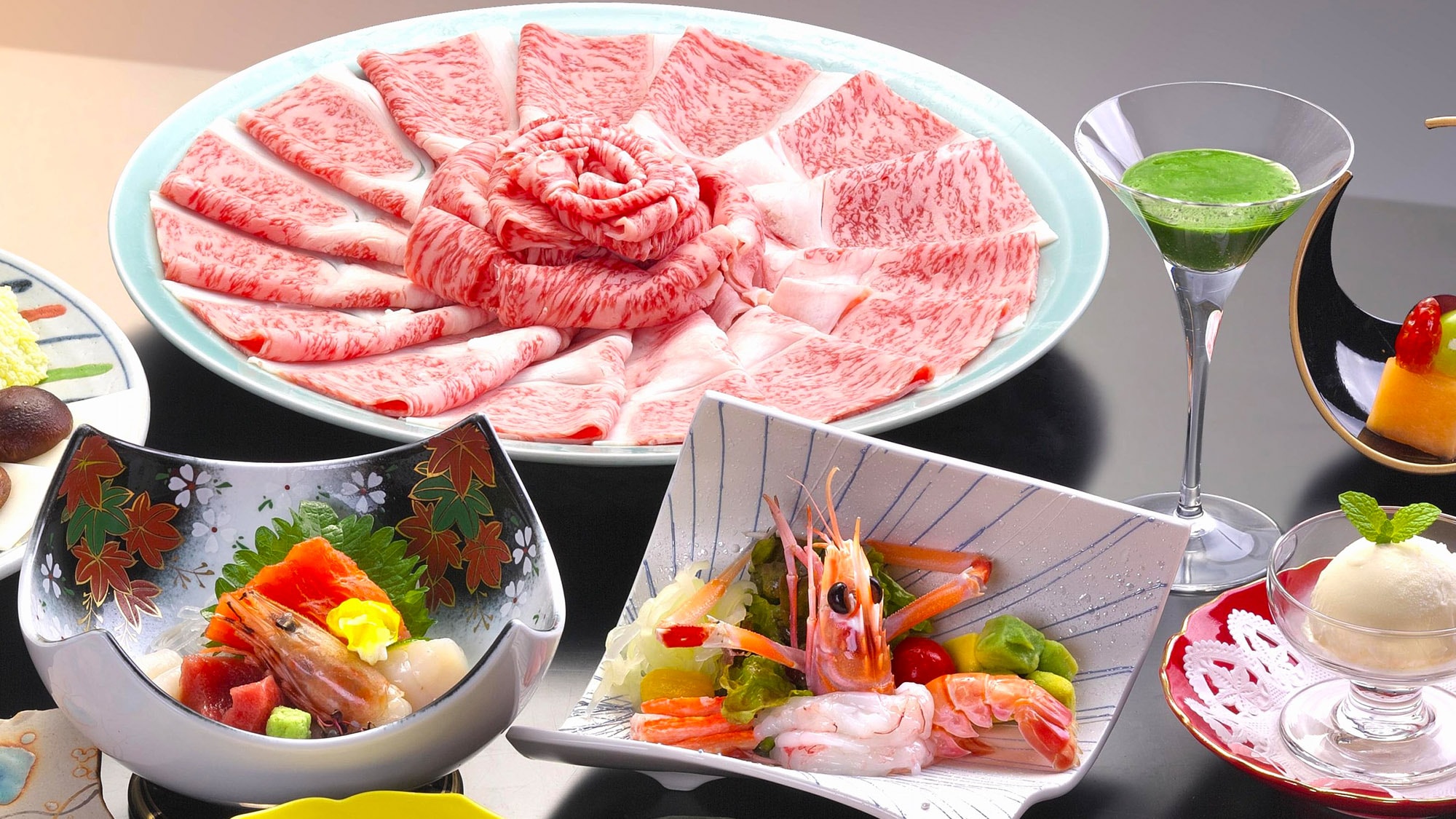 Joshu Wagyu beef dishes (image)