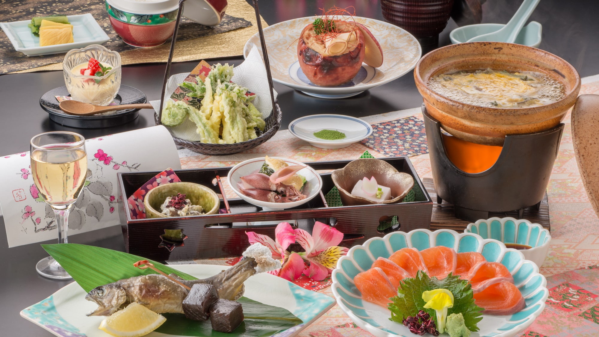"Azumino Kaiseki", the chef's pride to taste Shinshu (an example of dinner)