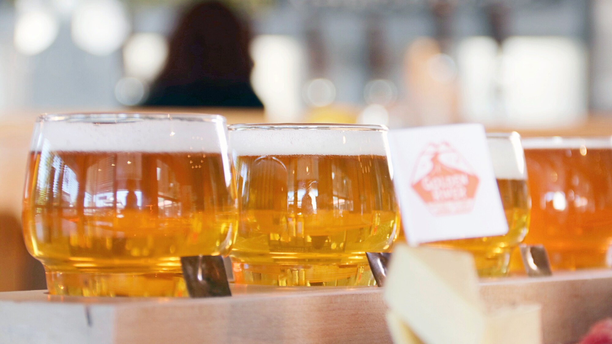 [Beer flight + snack set]