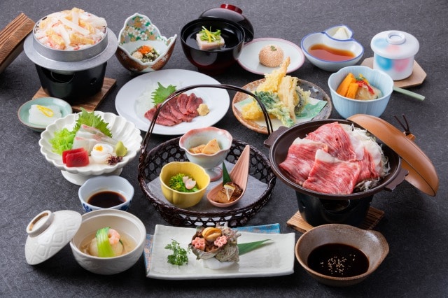 An example of Yanagawa Wagyu Kaiseki