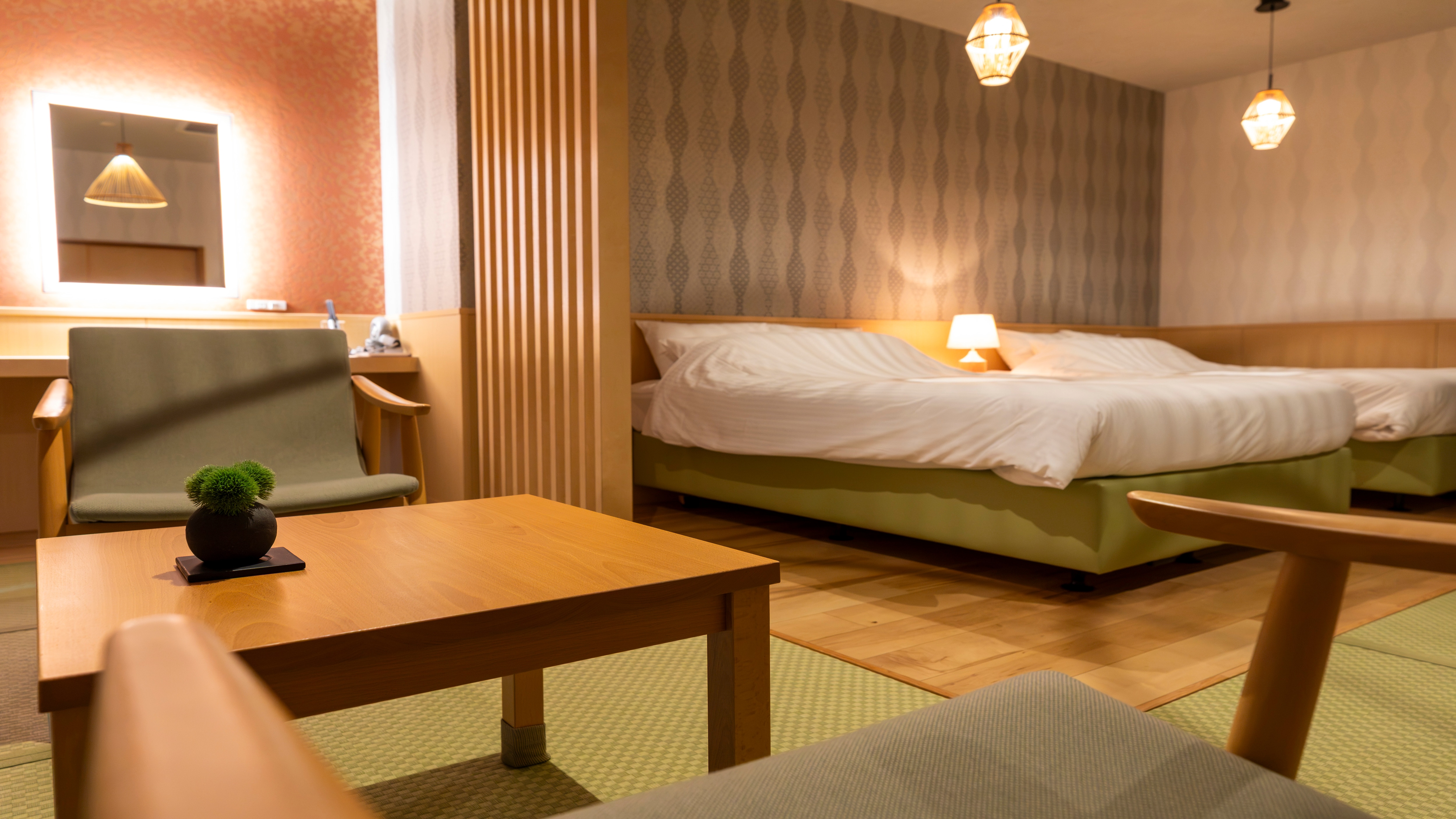 [Suite Room 2nd Floor - O] Japanese/Western Style Twin Bedroom - 50㎡