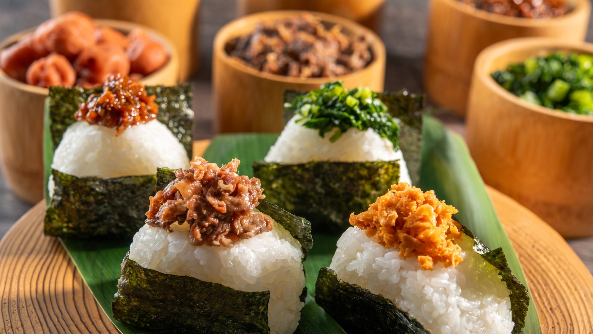 [Sarapan] Bola Nasi Dapur Langsung yang Dibuat dengan Beras "Hana Yukari" dari Nakanojo