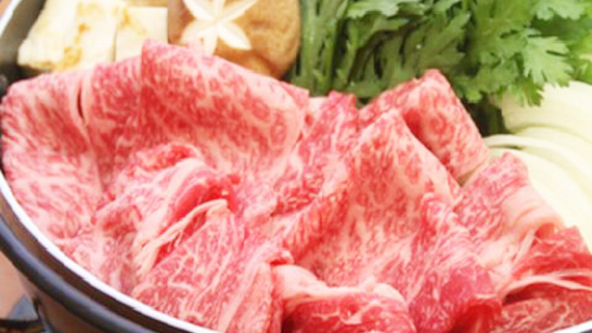 Tajima beef sukiyaki / Rasa daging sapi Tajima menyebar di mulut Anda