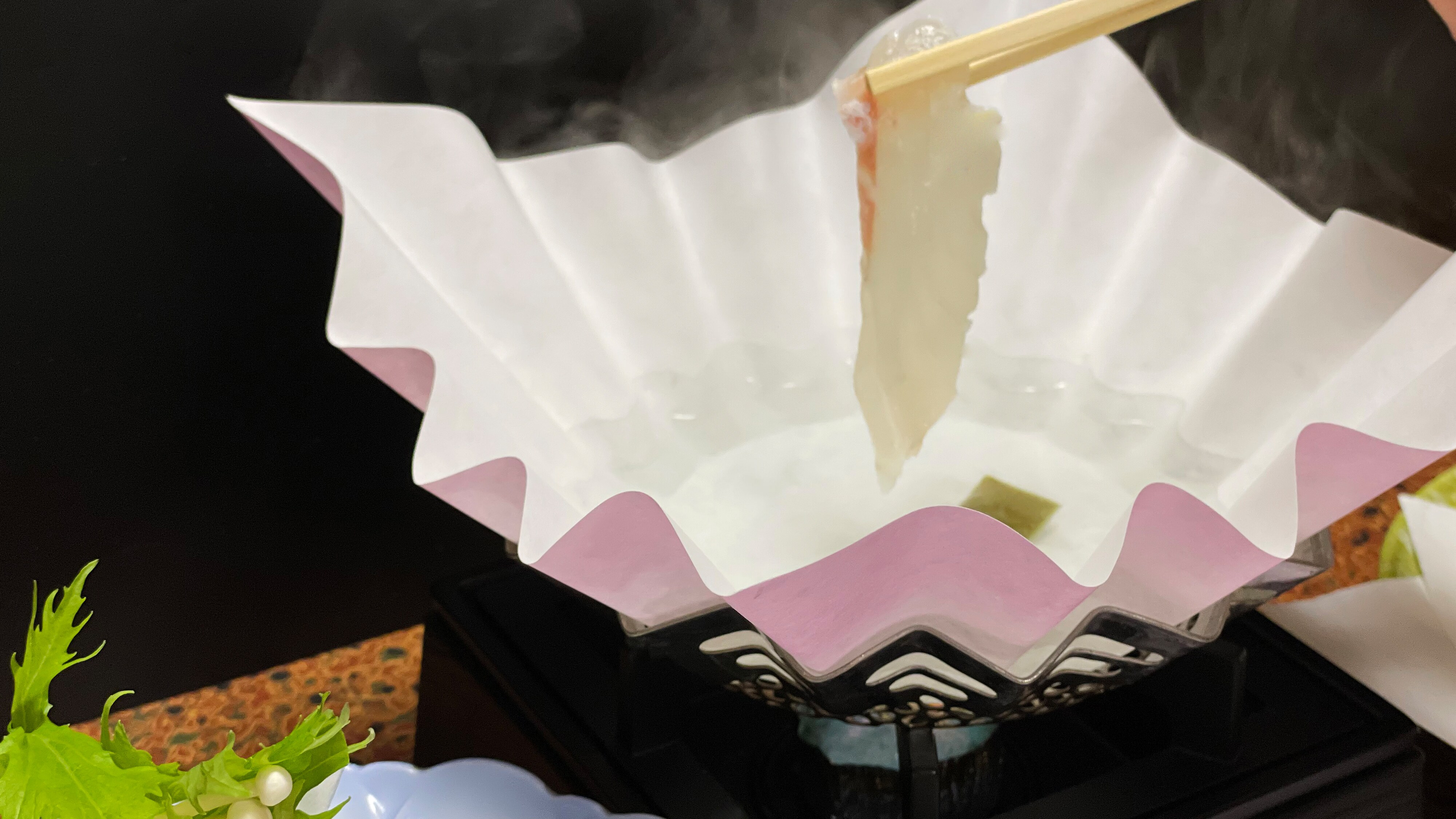 Red sea bream shabu-shabu