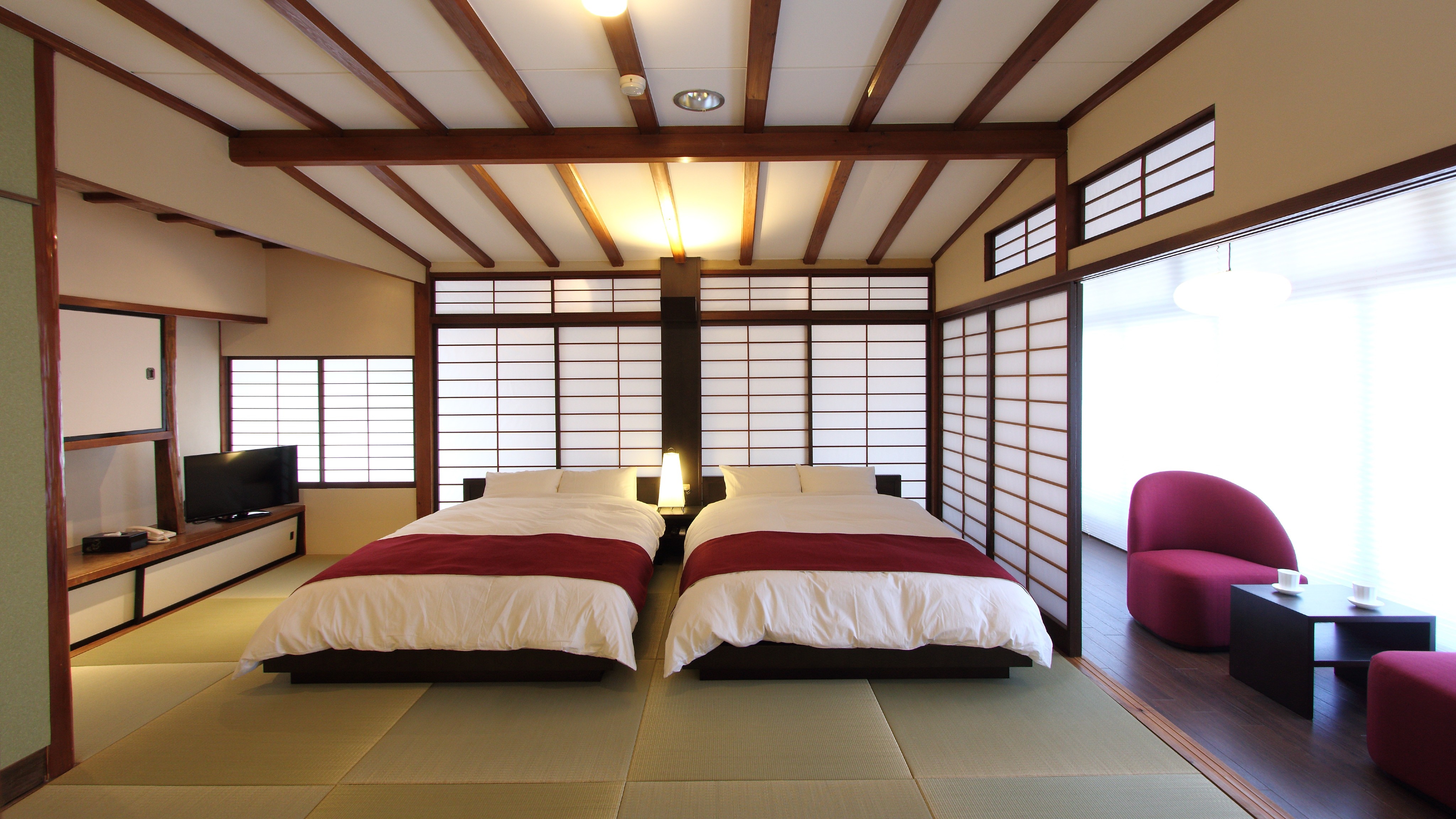 [Kinoka] Japanese-style twin room with 10 tatami mats (Cosmetics and amenities included)