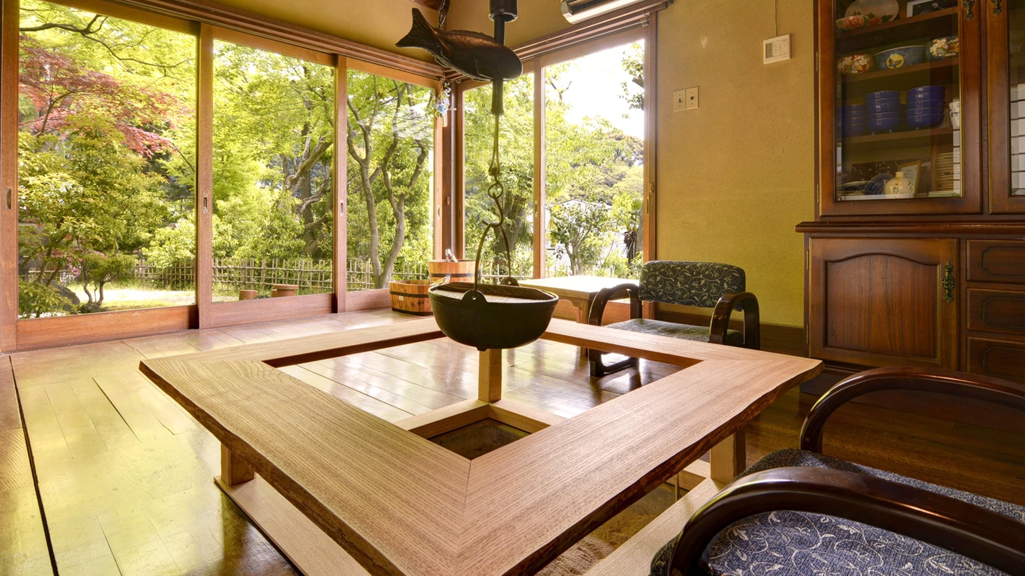 *【囲炉裏】冬にはこちらでコーヒーをお召し上がりいただきます。