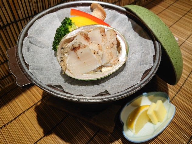 黃油烤鮑魚