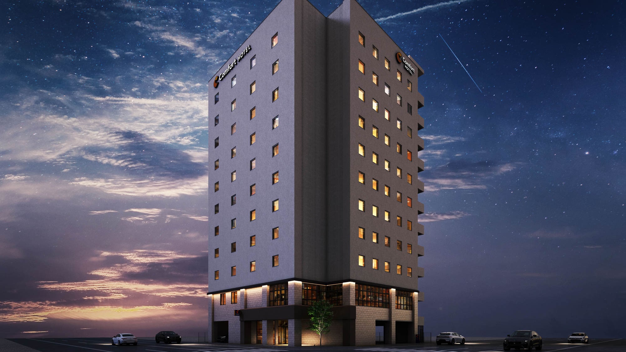 Exterior (night)