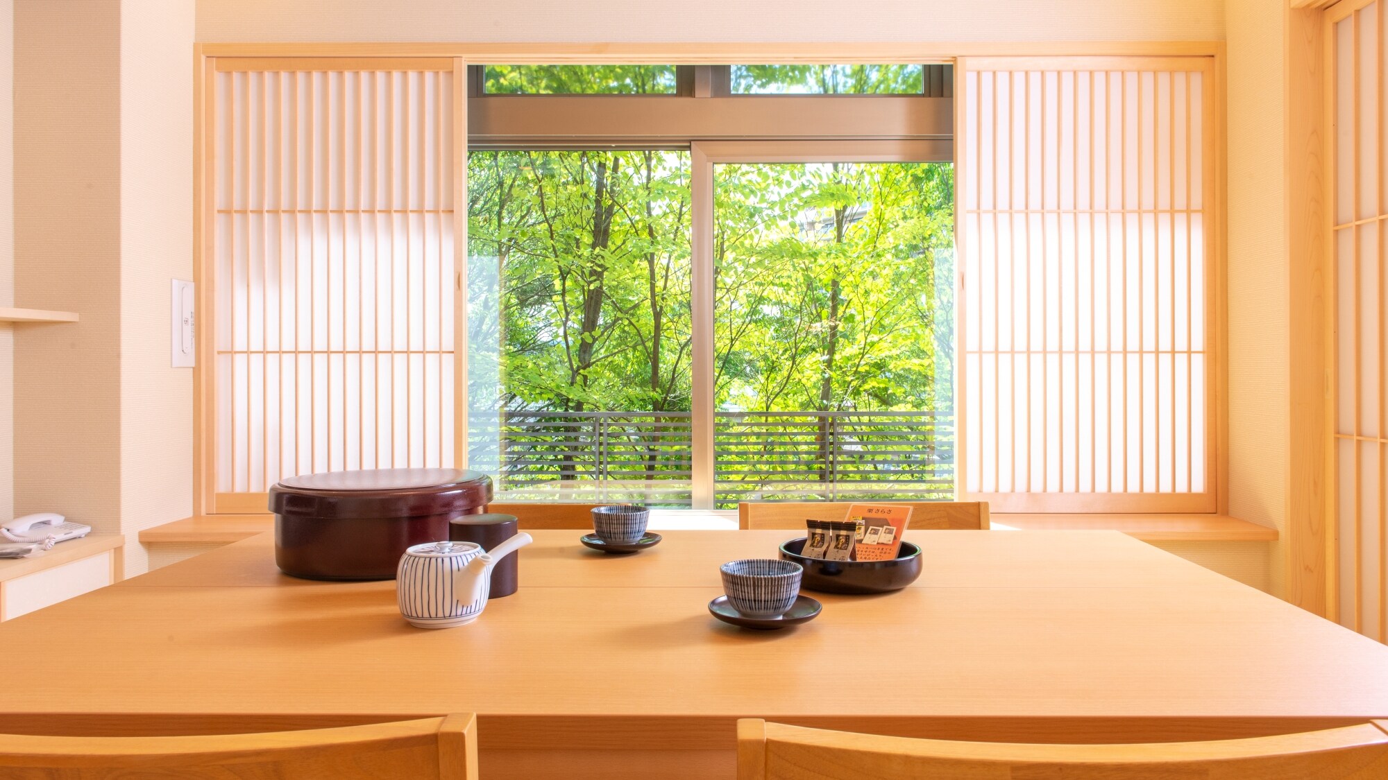 Japanese-Western style room with natural hot spring indoor bath (non-smoking)