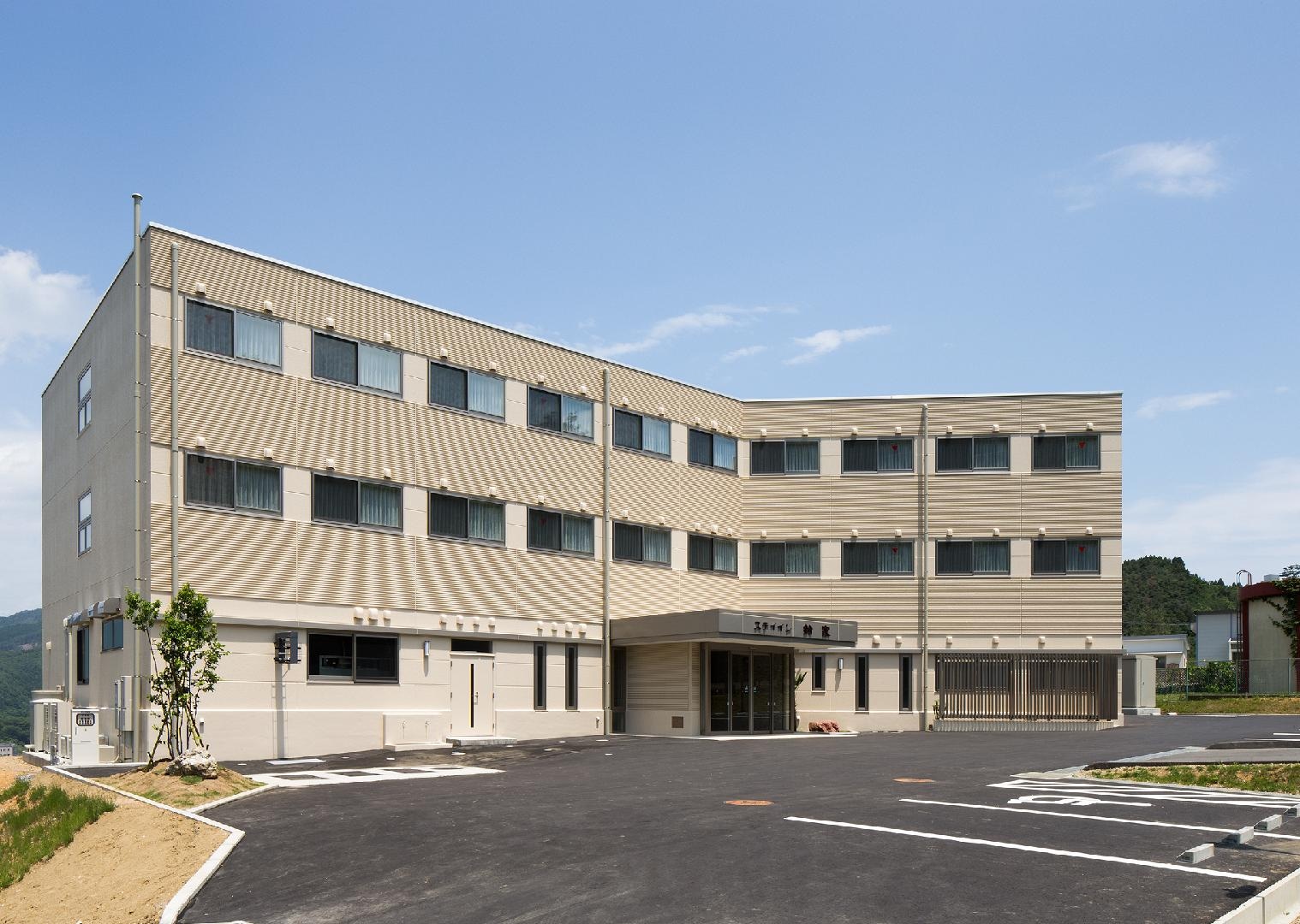 Main building exterior, south side