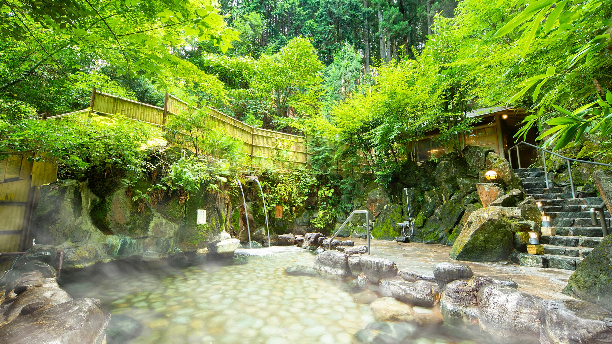 Forest open-air bath