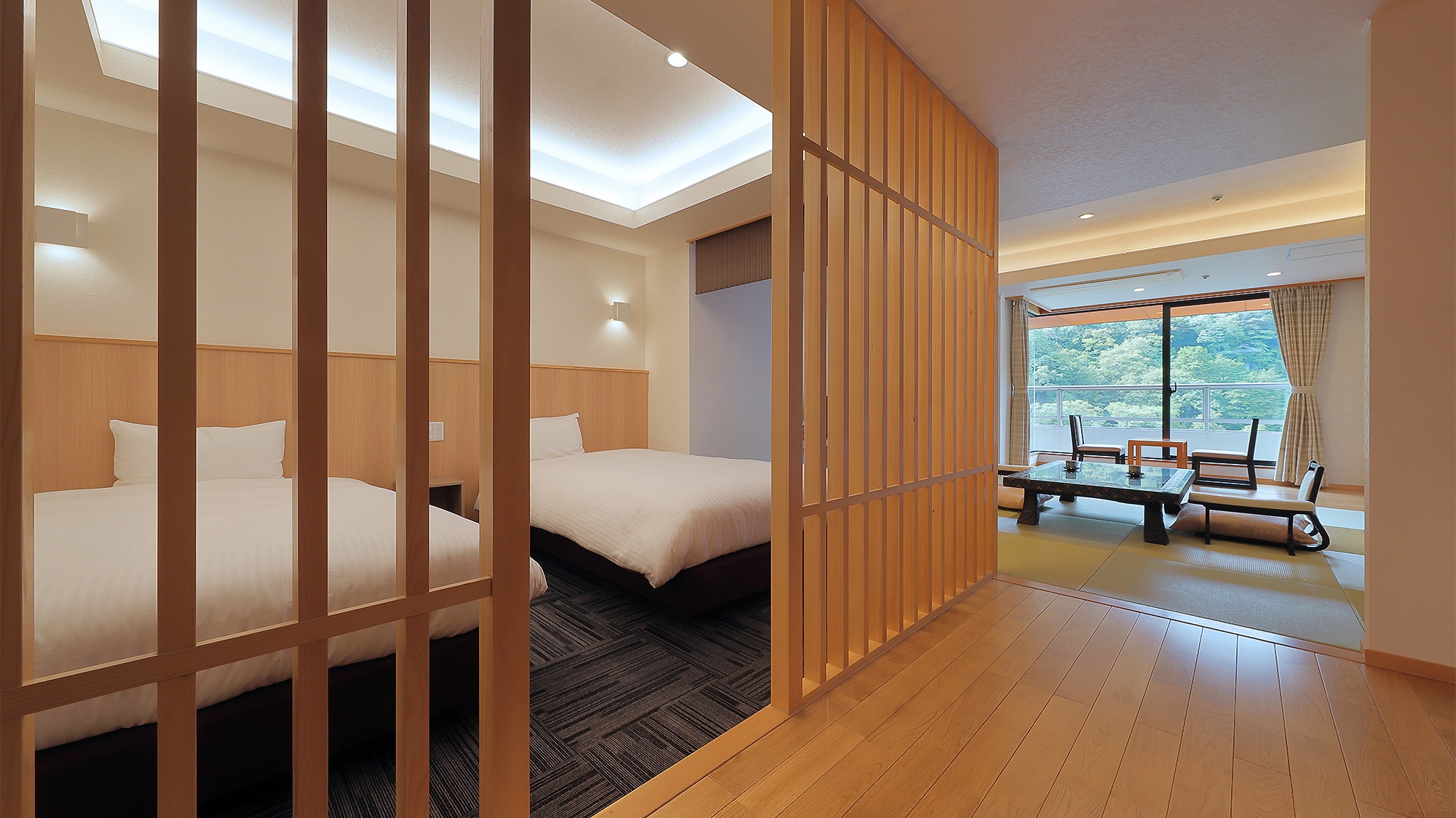 [Japanese-Western room] Top floor / Renewal twin [Non-smoking]