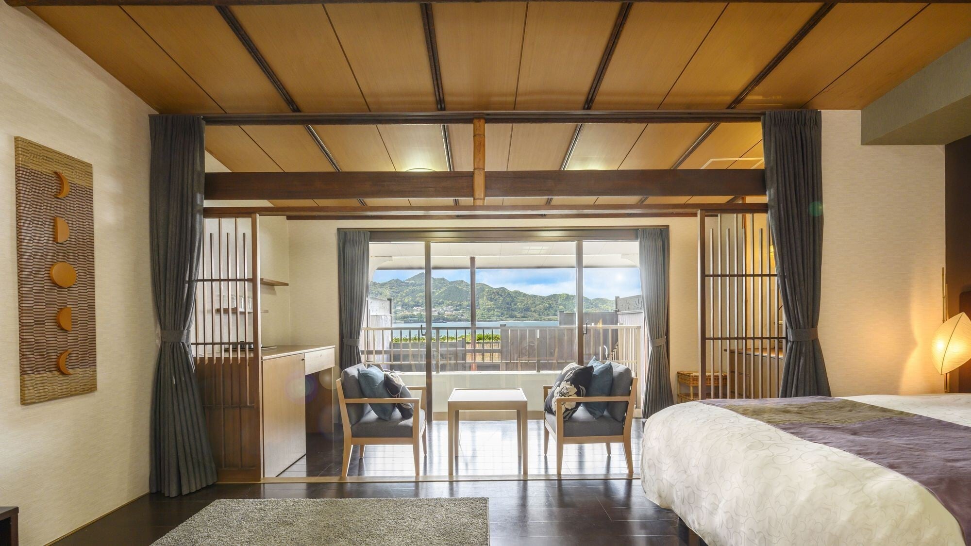 Deluxe Twin Room with Open-Air Bath (Ocean View)