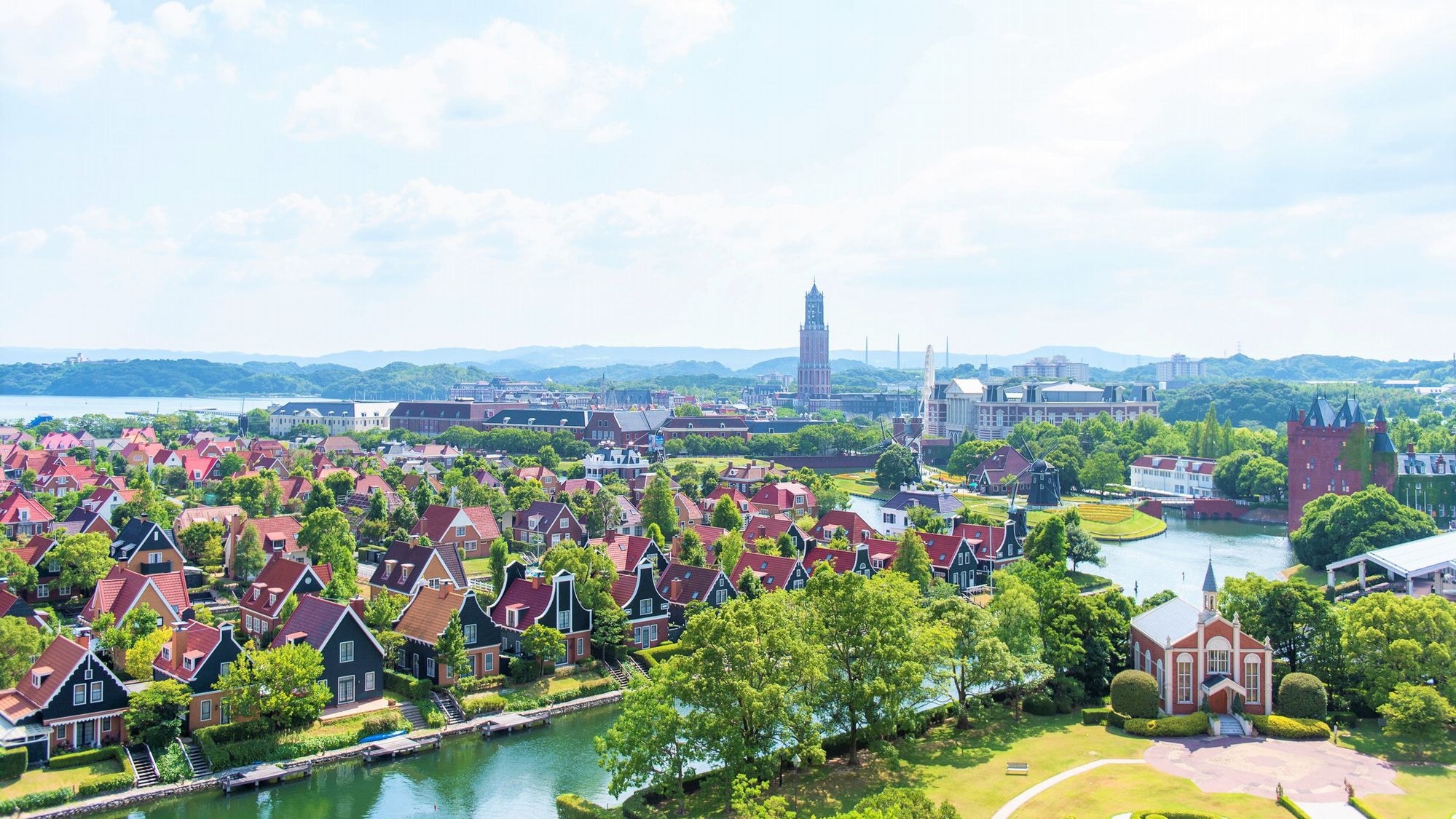 << An example of the view from the park view room >>