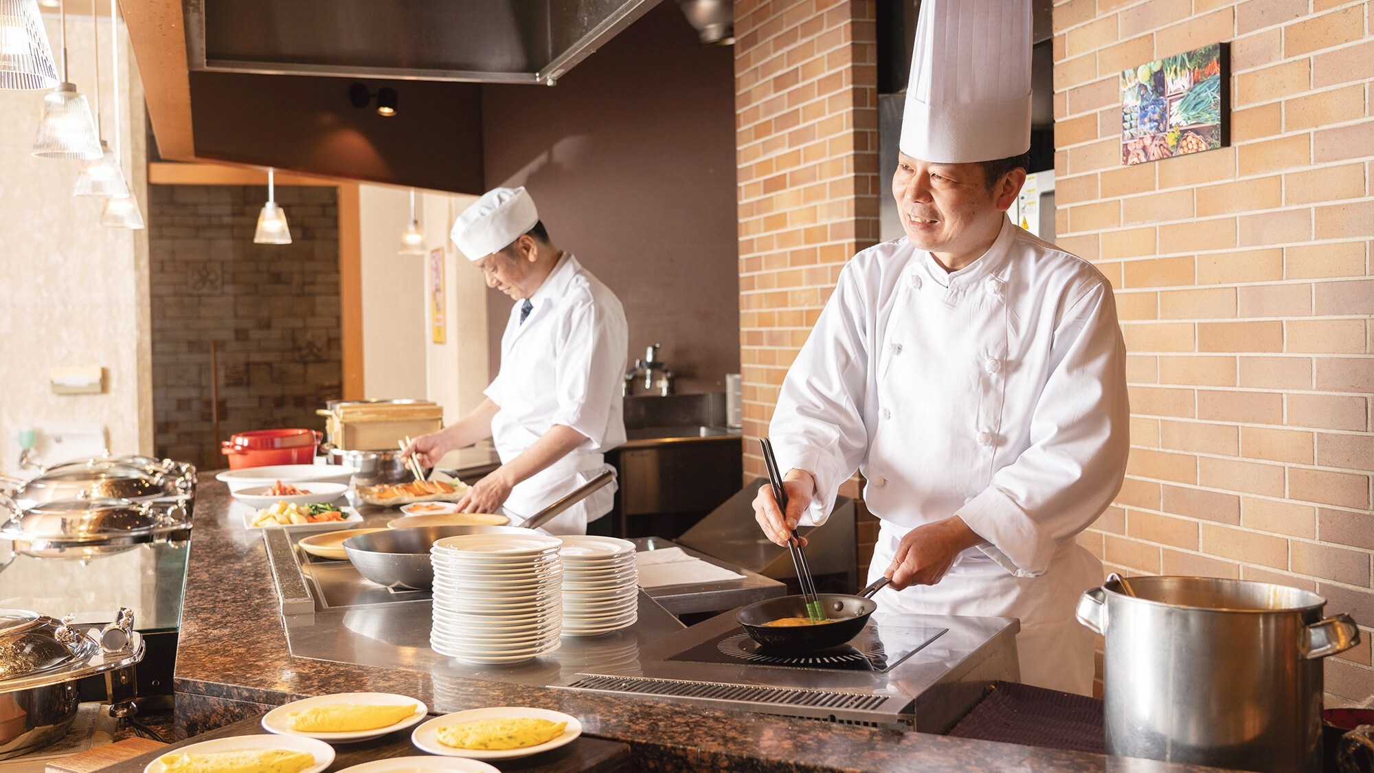 [Breakfast buffet] Live kitchen