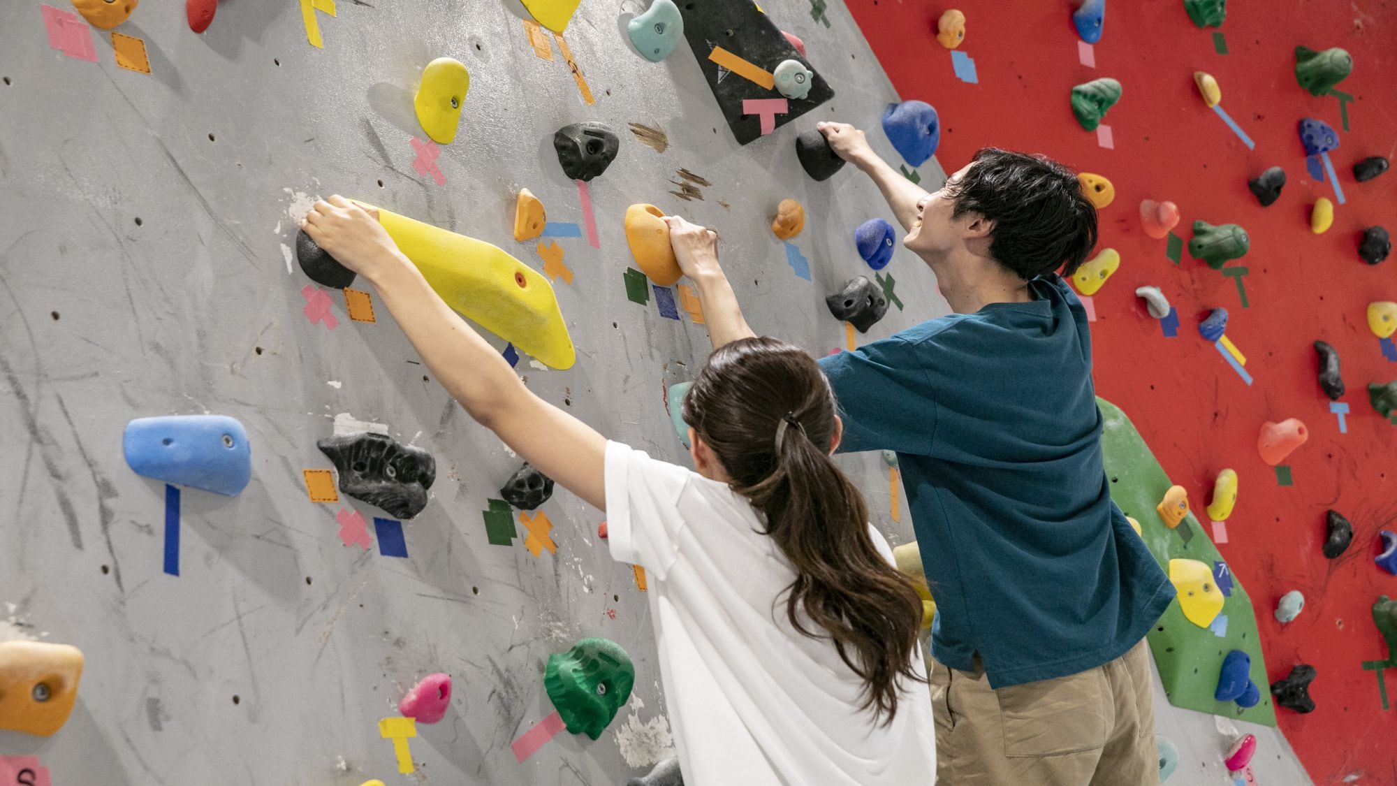 Indoor playground bouldering [Location: Village Station]