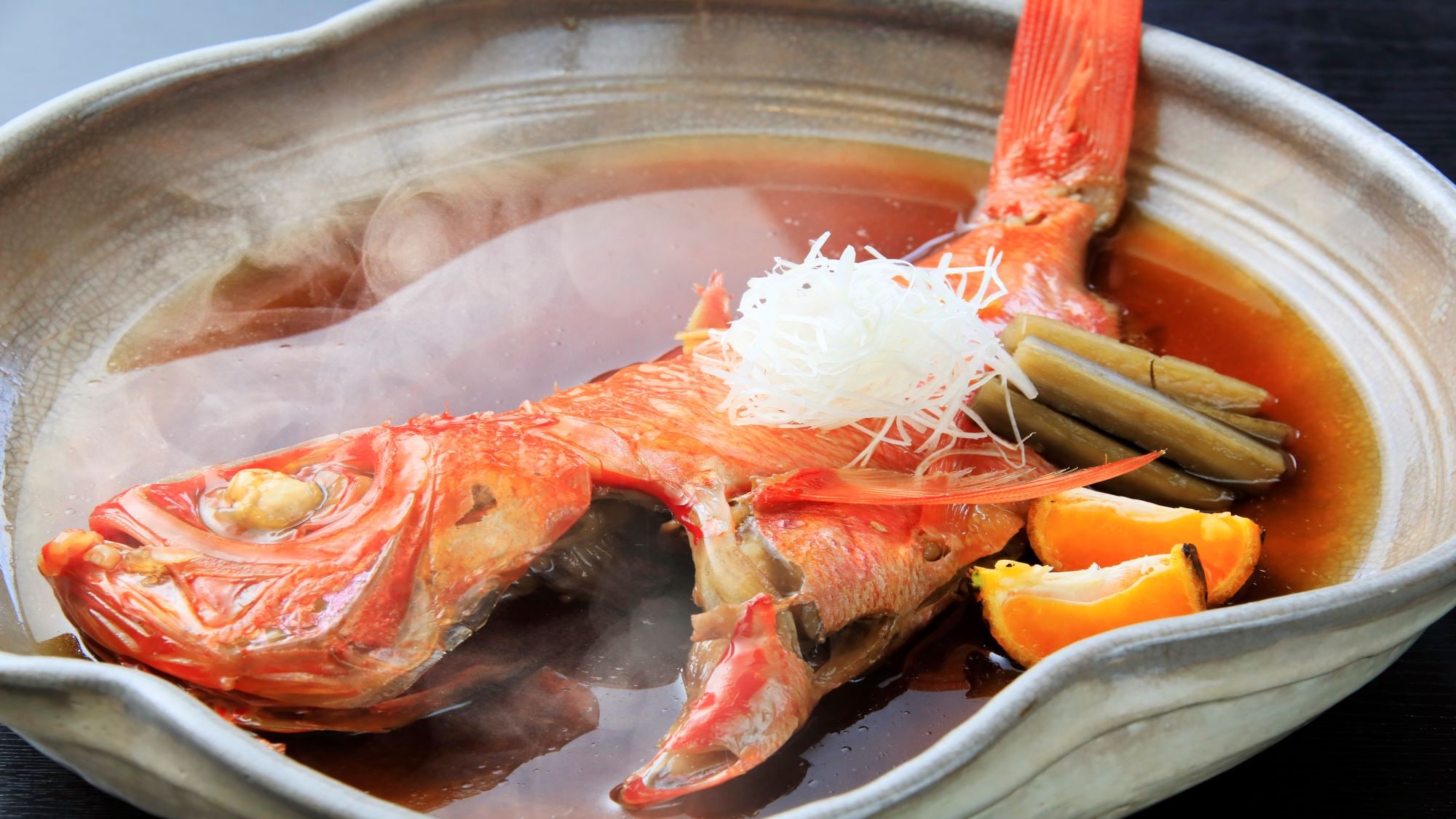 The original Kinmedai simmered in Atami