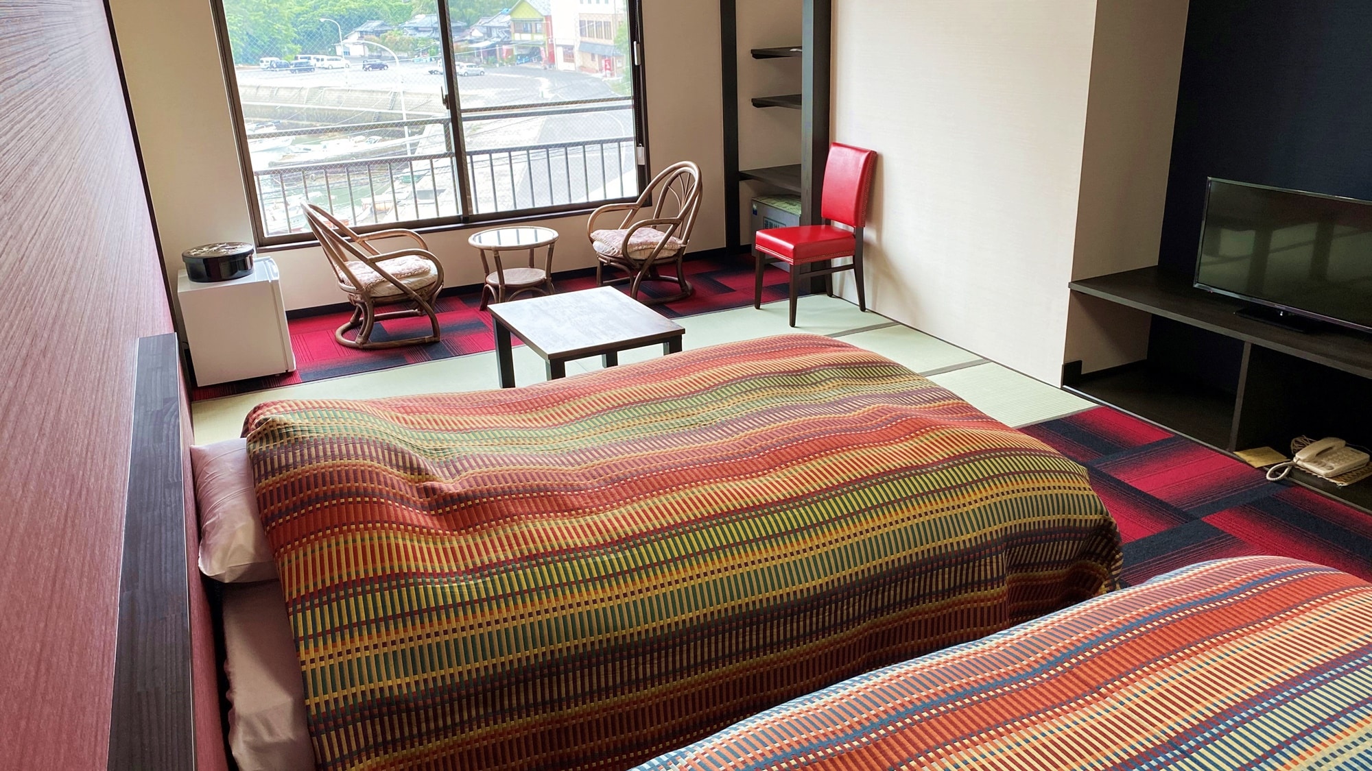 *＜Non-smoking＞2nd floor Japanese-Western room with 14 tatami mats: Ocean view with a panoramic view of Takezaki Port!