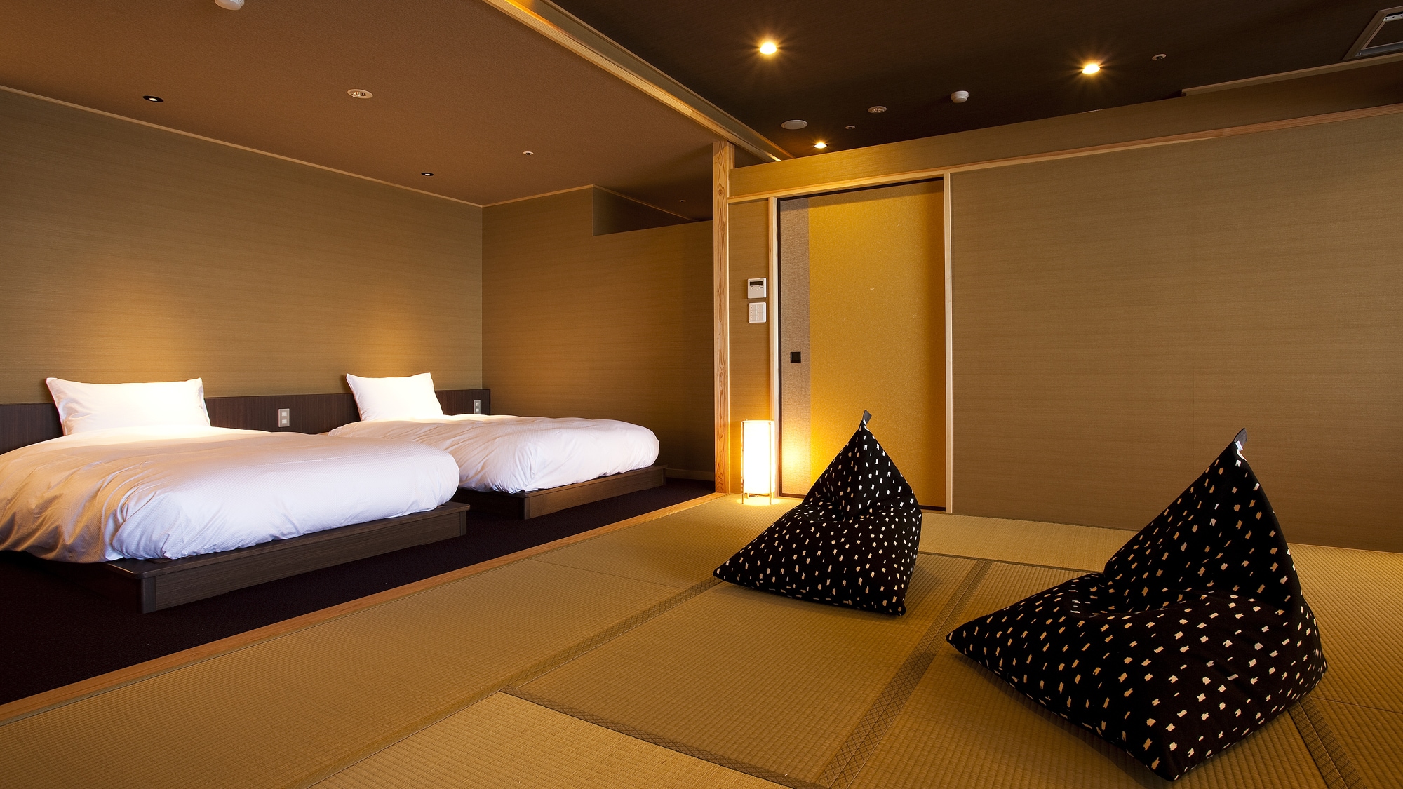 [ทุกห้องมีห้องอาบน้ำแบบเปิดโล่งส่วนตัว] Villa Paradise Sora no Niwa Type H / I ・ ห้องสไตล์ญี่ปุ่น / ห้องนอน (ตัวอย่าง)