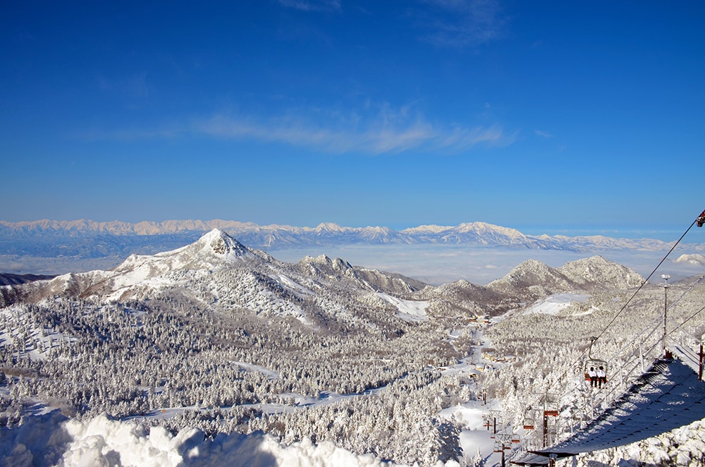 A spectacular view from Mt. Yokote