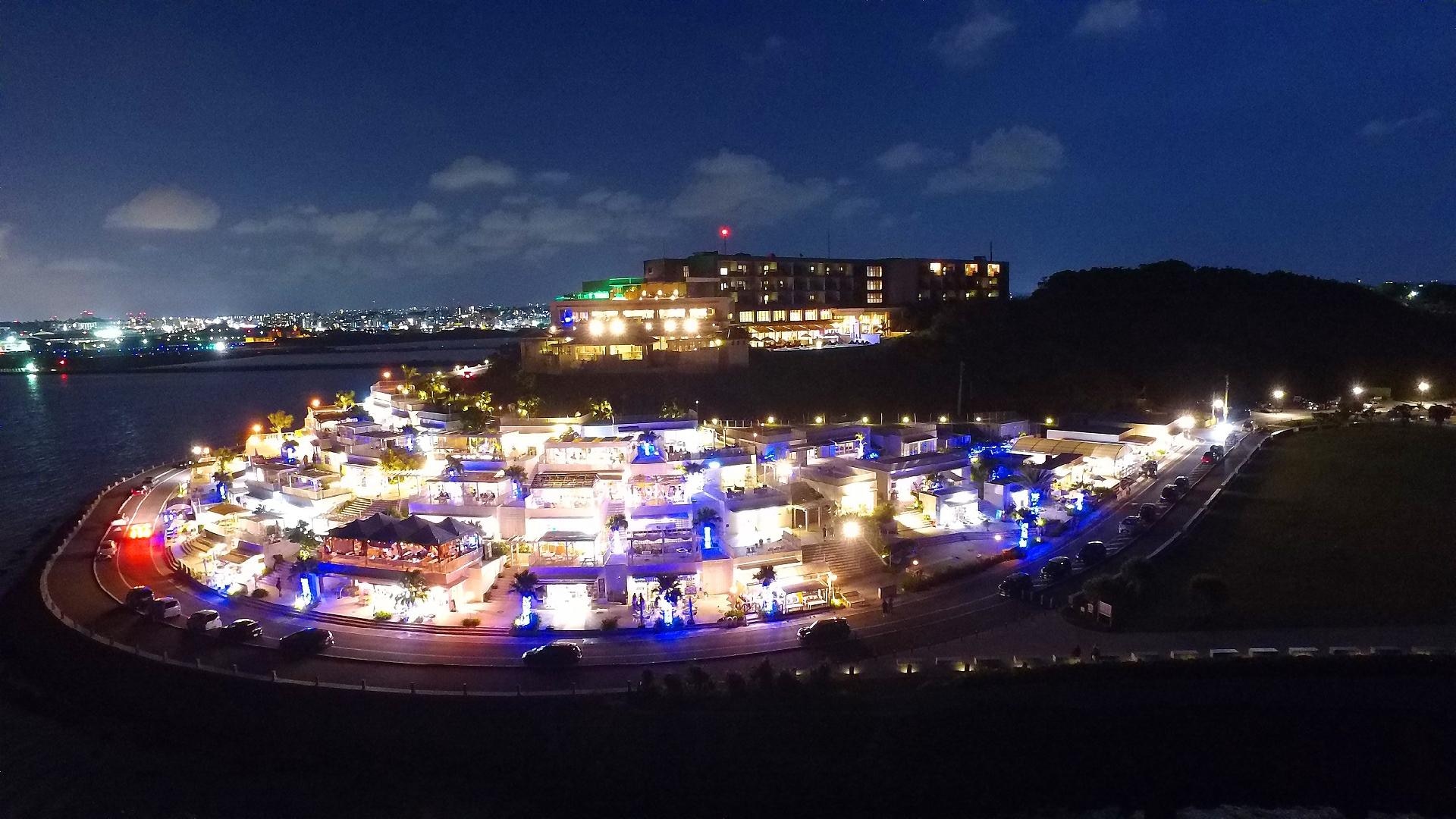 Full view of Senagajima (night)