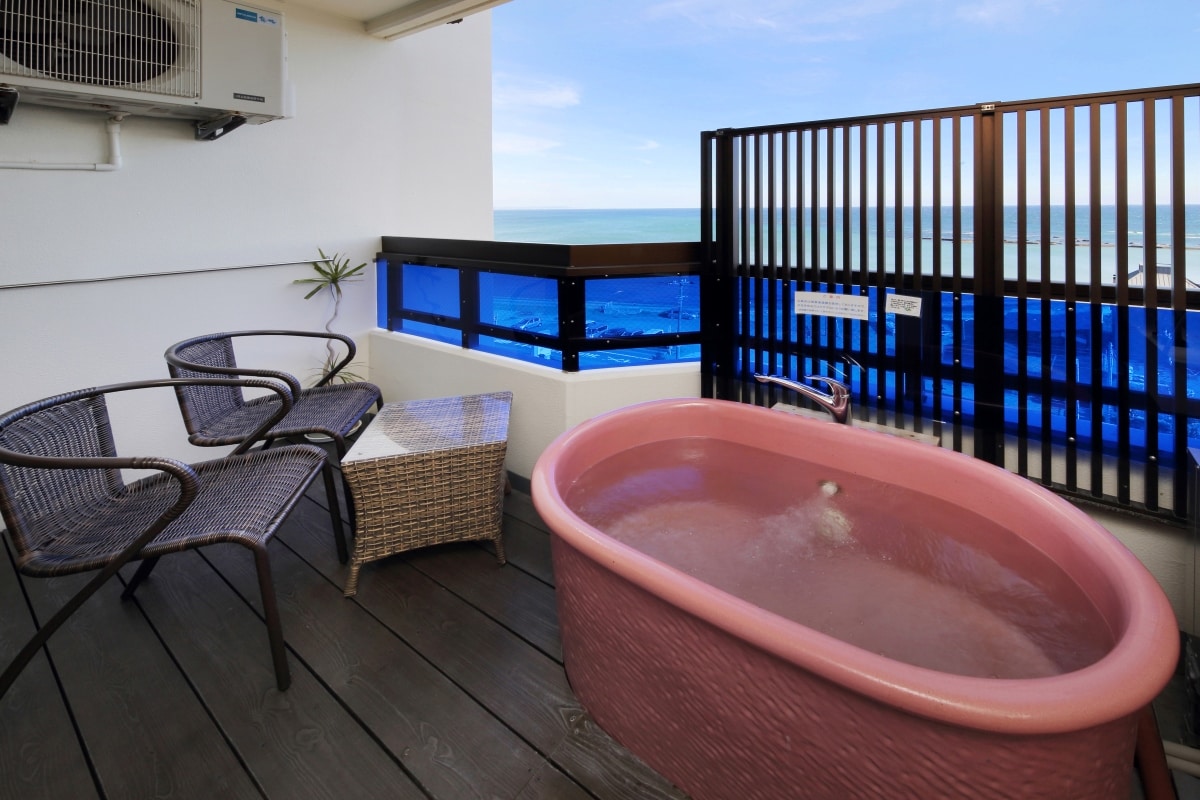 New Cape Feeling Top floor Western-style room (double) "Sho Show" with open-air bath...☆