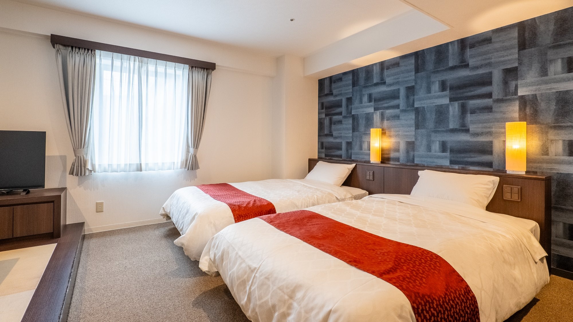 Japanese modern twin room